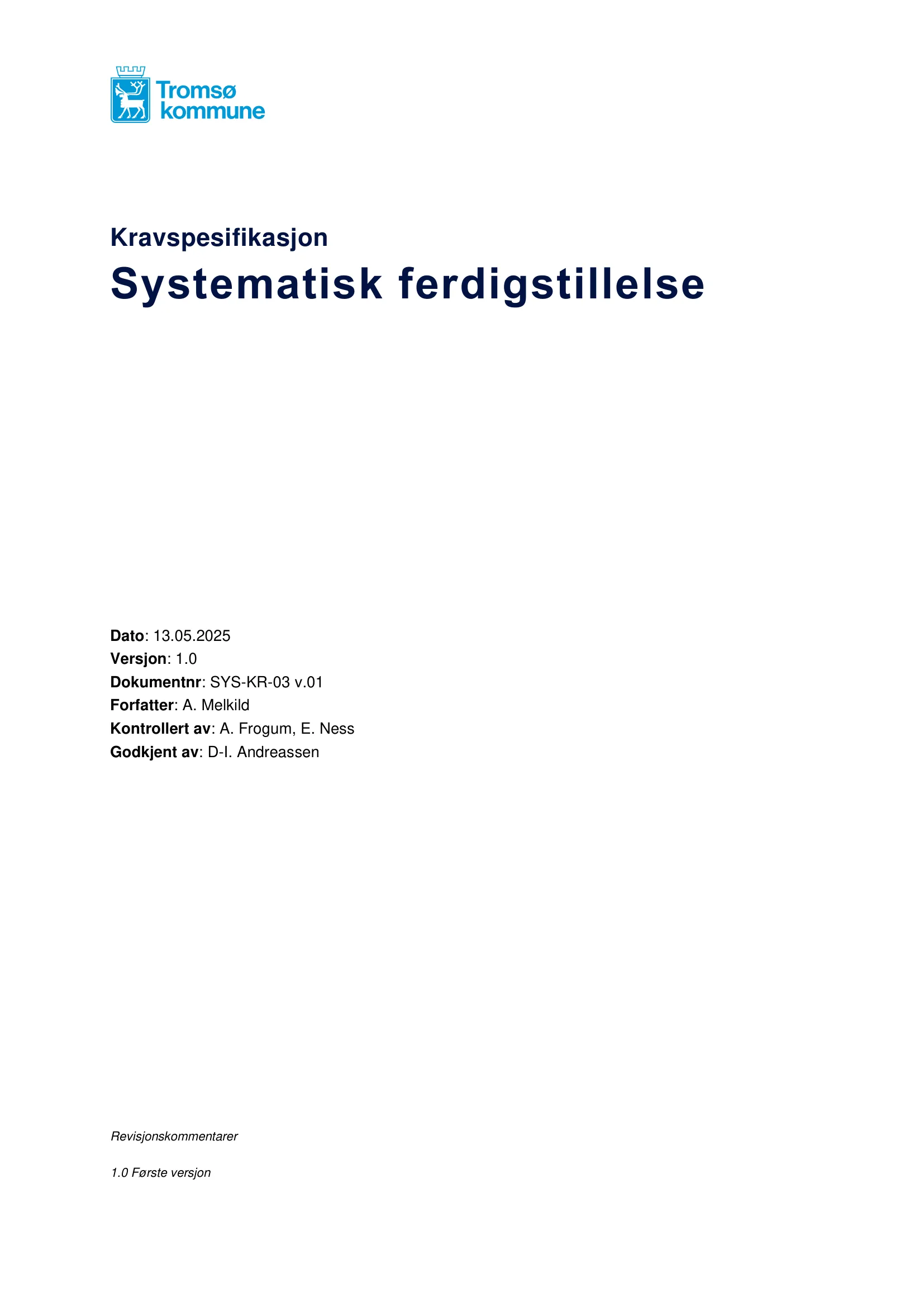 Kravspesifikasjon