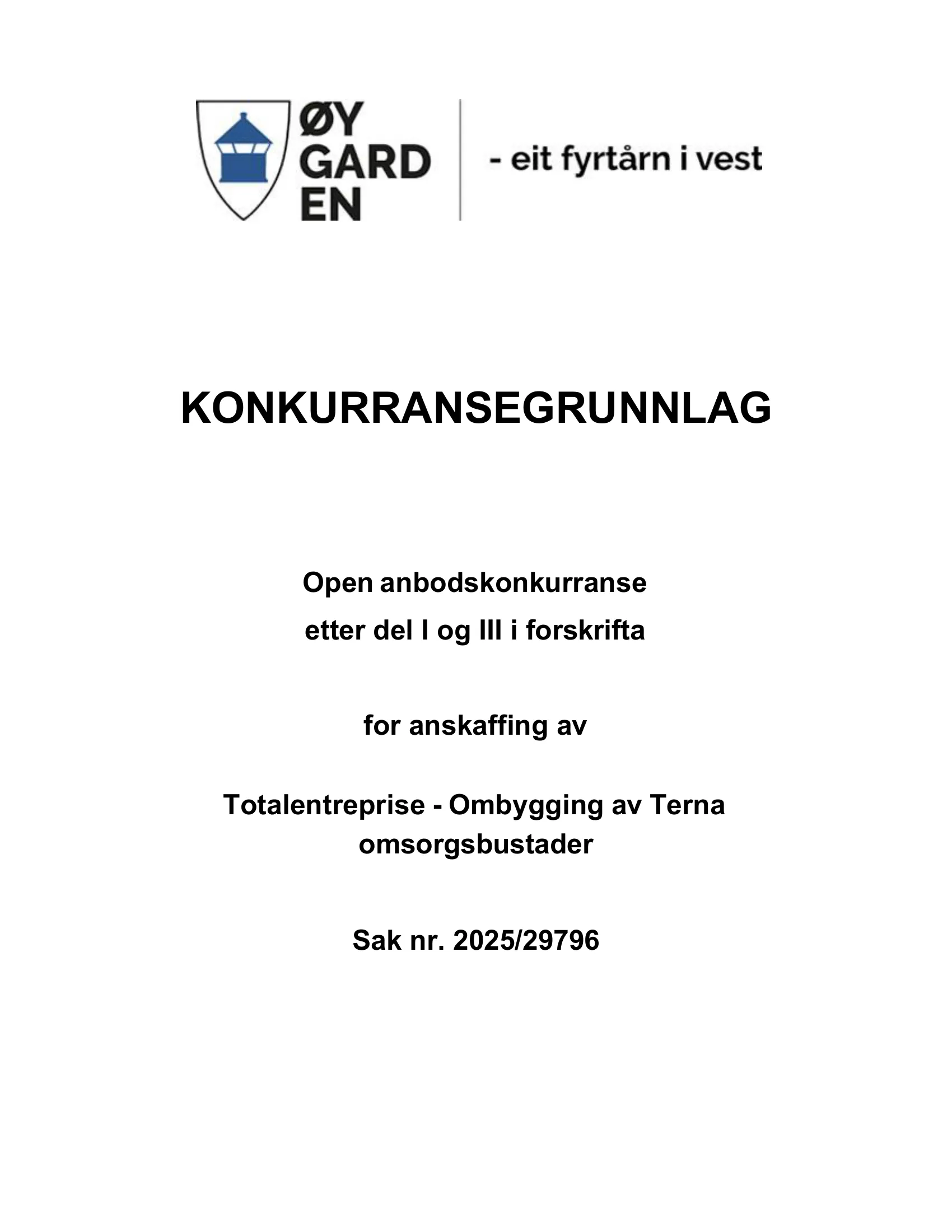 Konkurransebeskrivelse