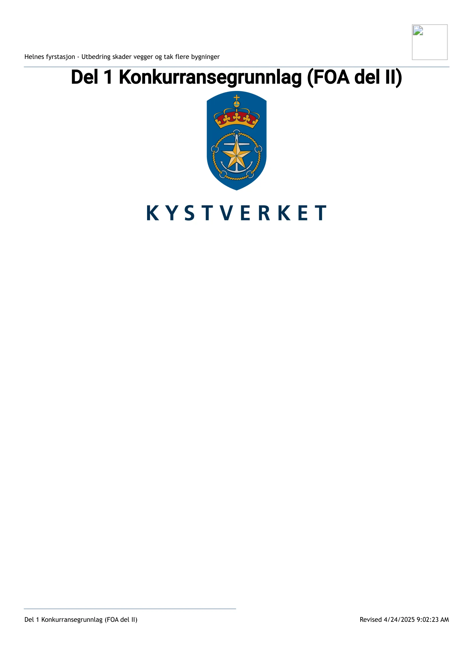Konkurransebeskrivelse