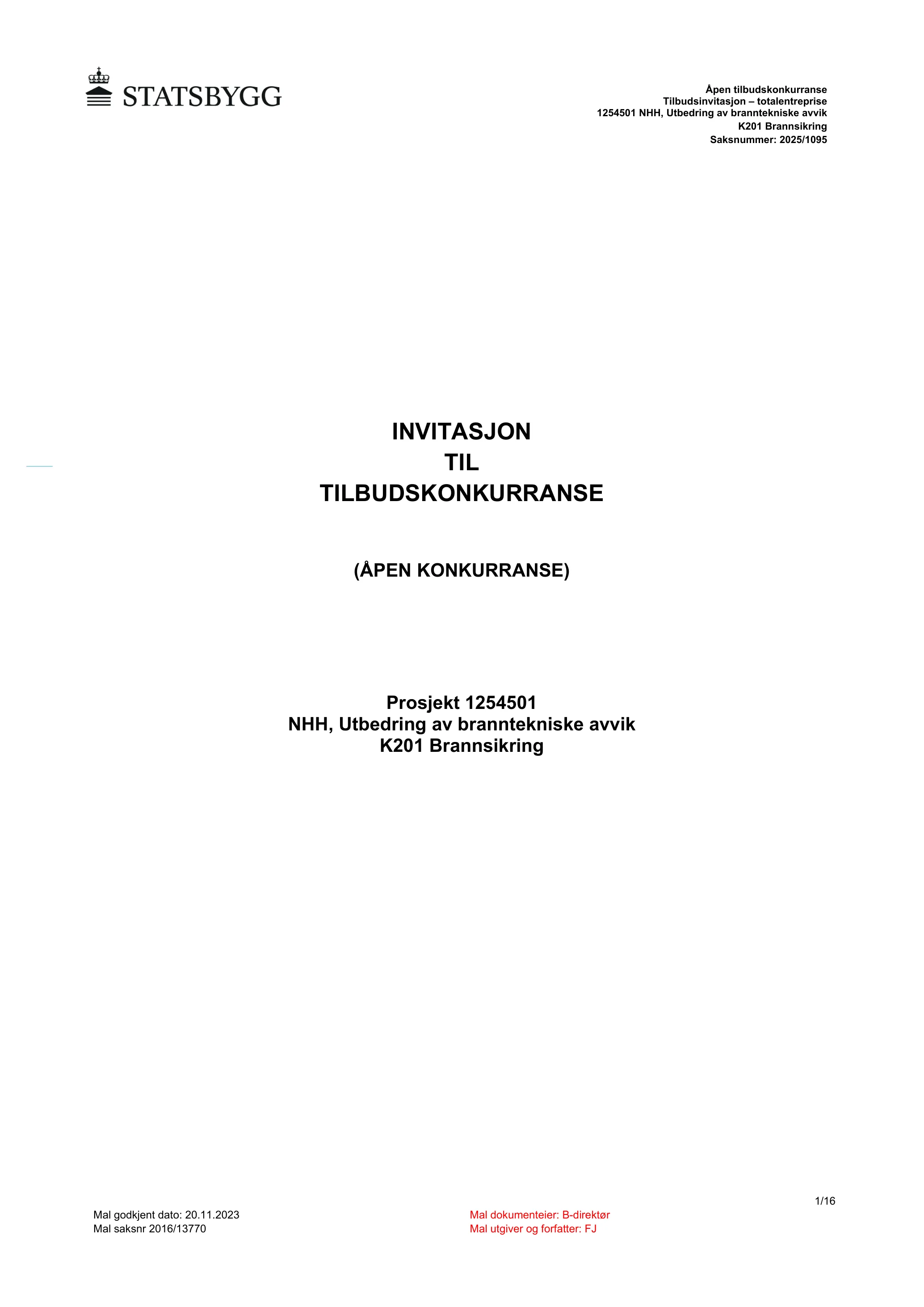 Konkurransebeskrivelse