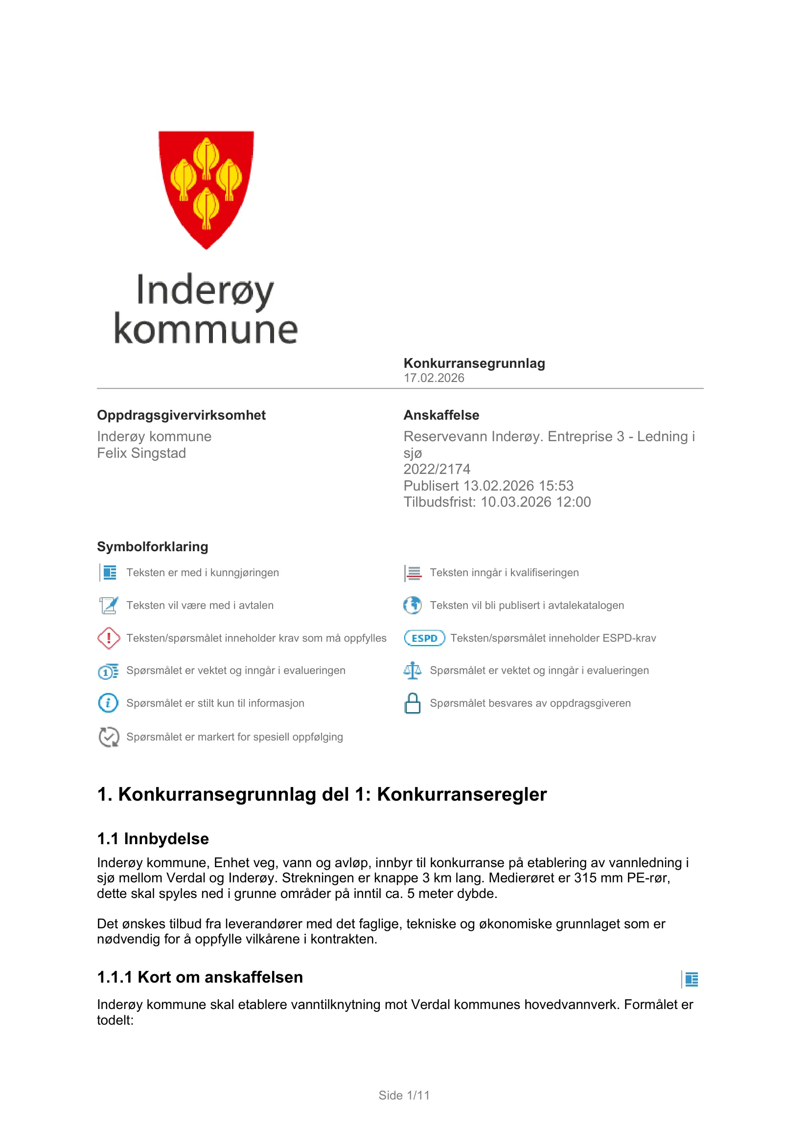 Konkurransebeskrivelse