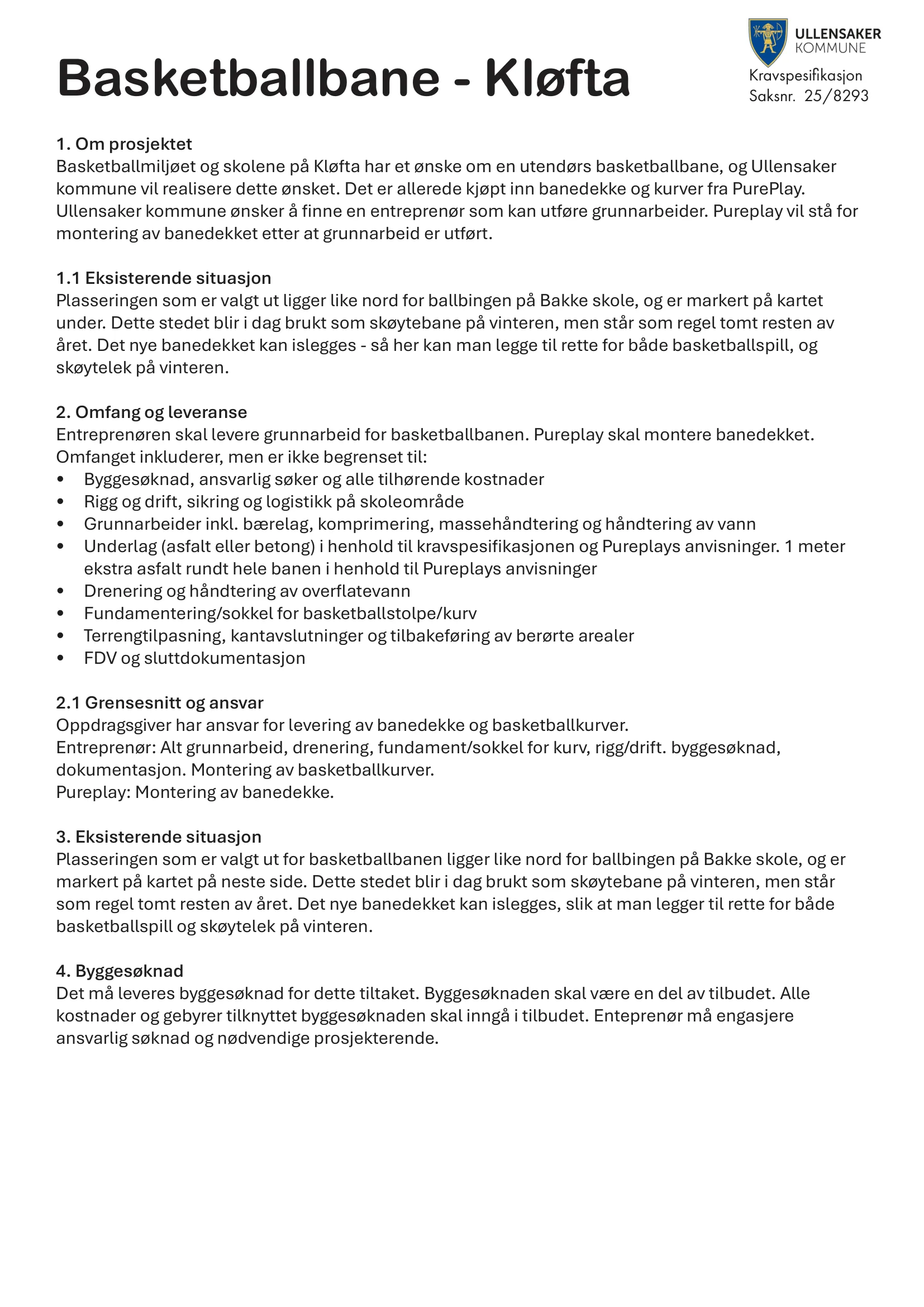 Kravspesifikasjon
