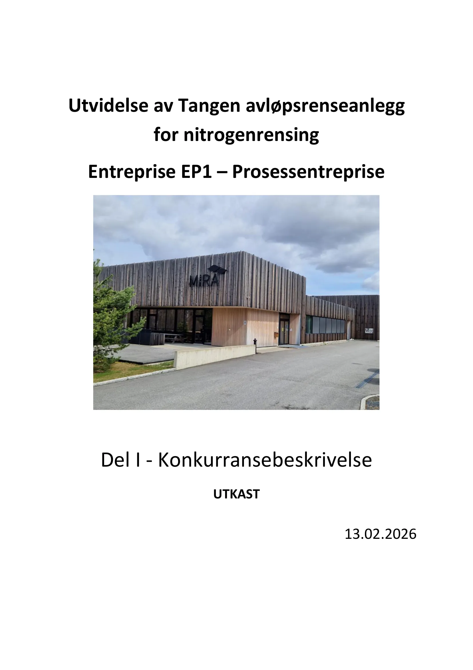 Konkurransebeskrivelse