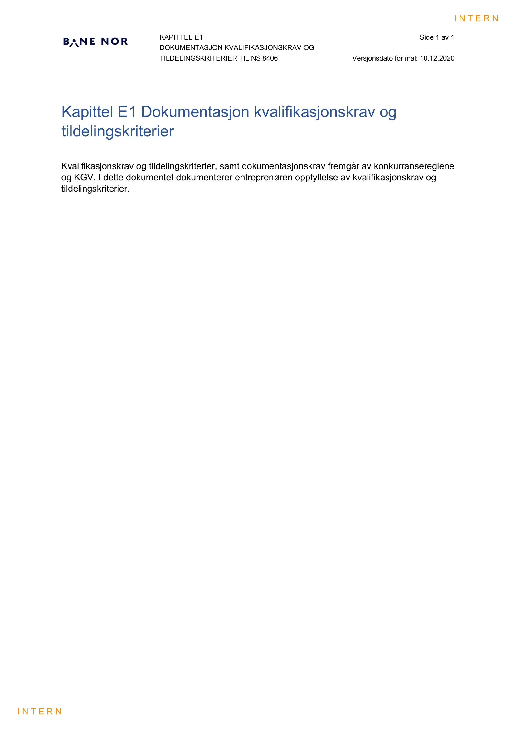 Konkurransebeskrivelse