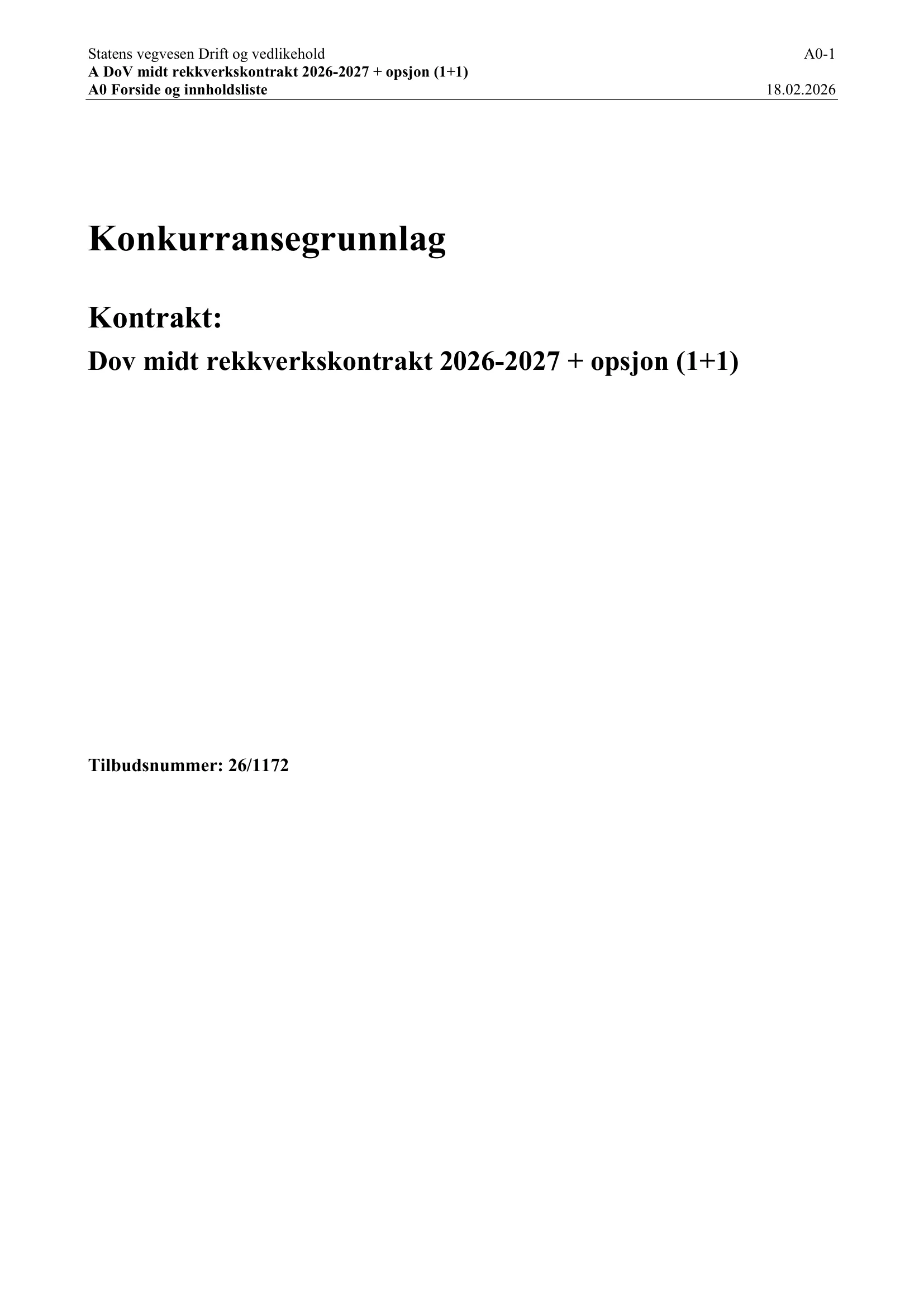 Konkurransebeskrivelse