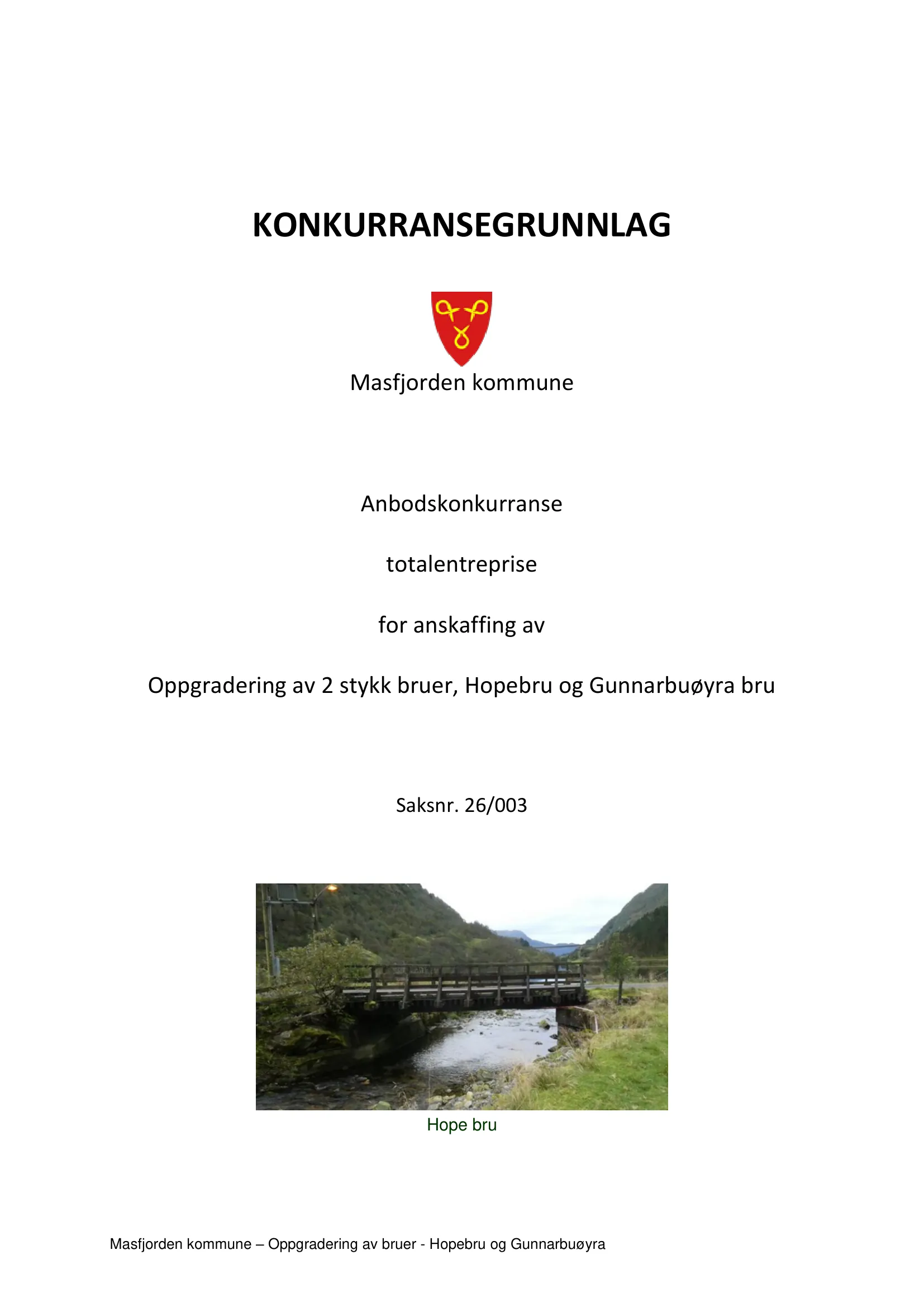 Konkurransebeskrivelse