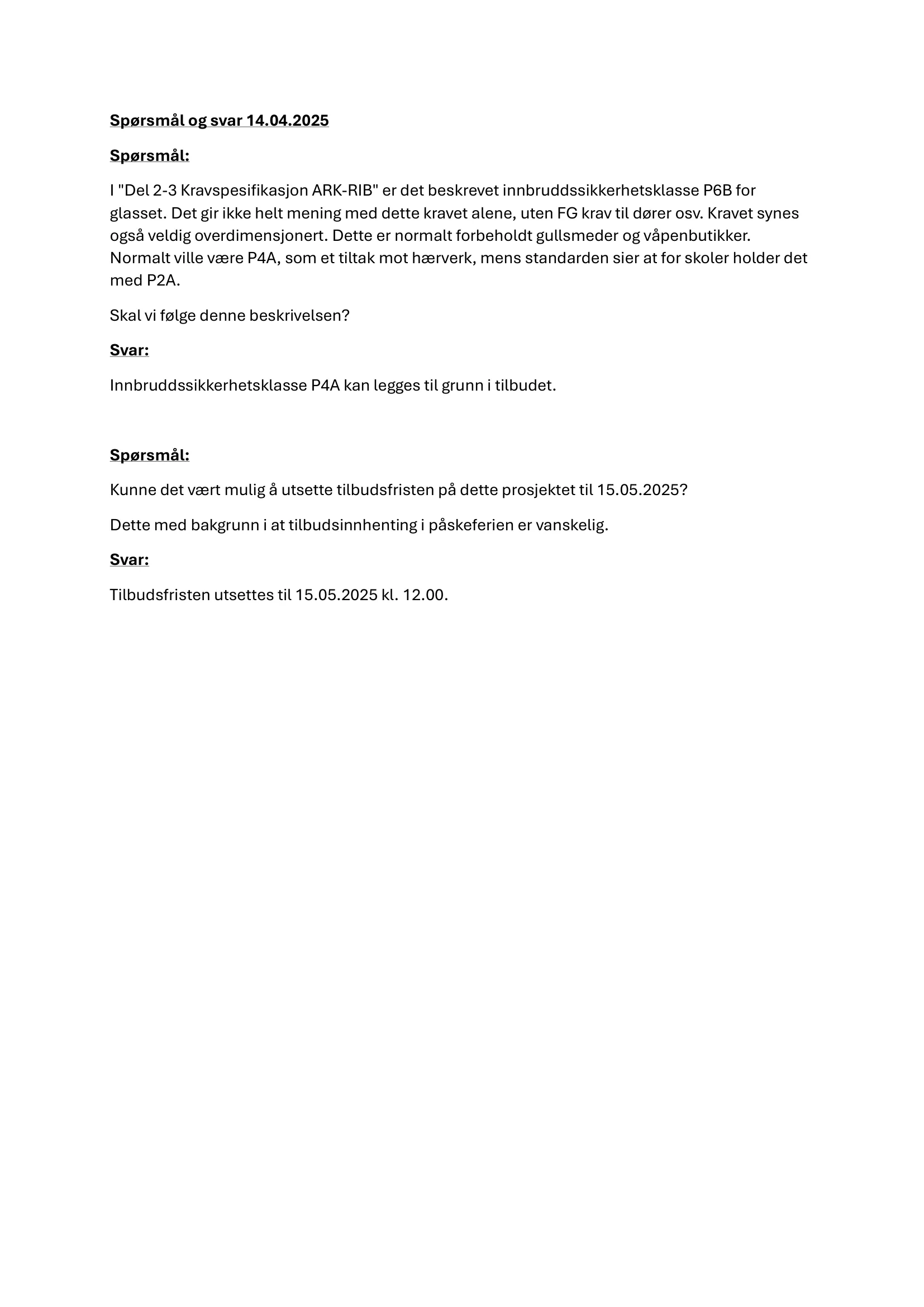 Konkurransebeskrivelse