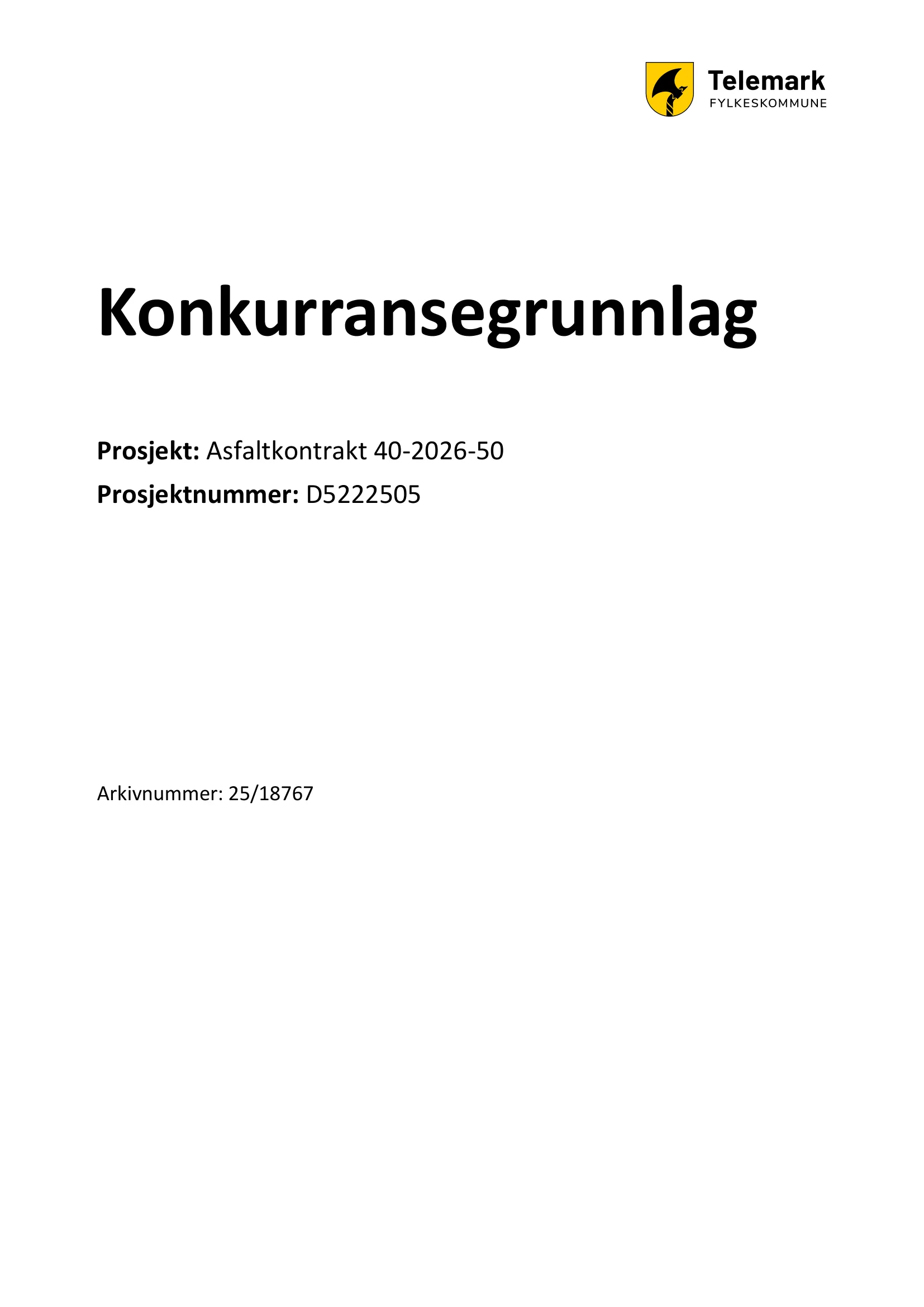 Konkurransebeskrivelse