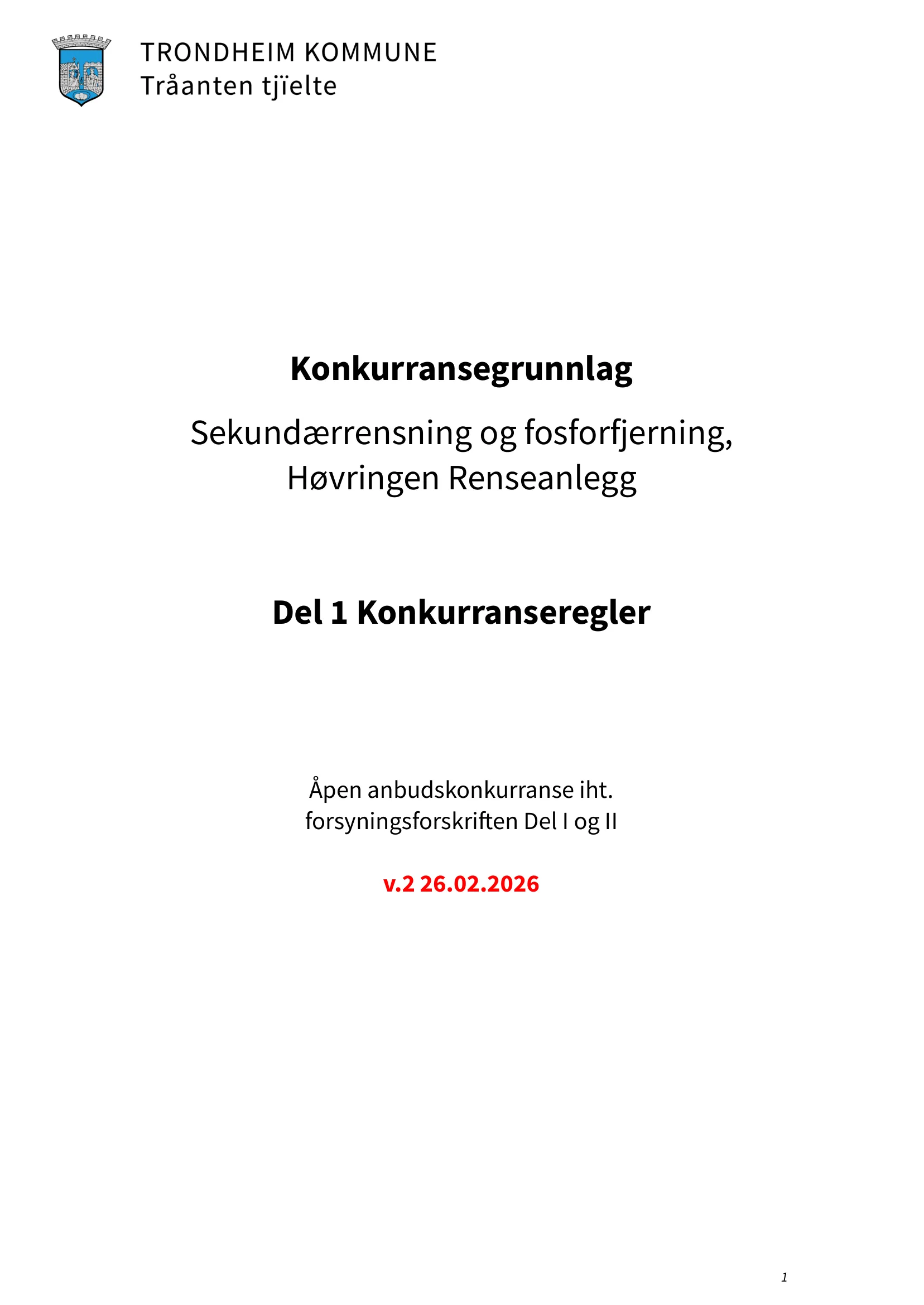 Konkurransebeskrivelse