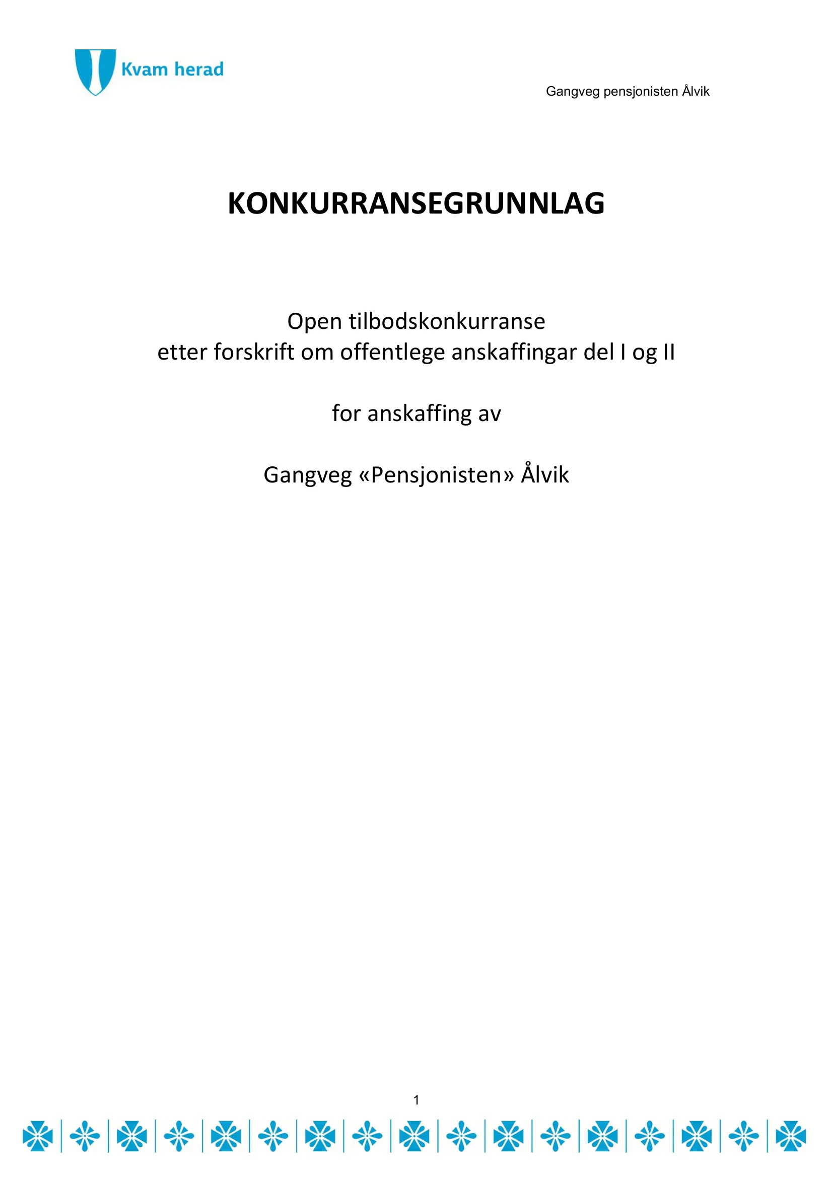 Konkurransebeskrivelse