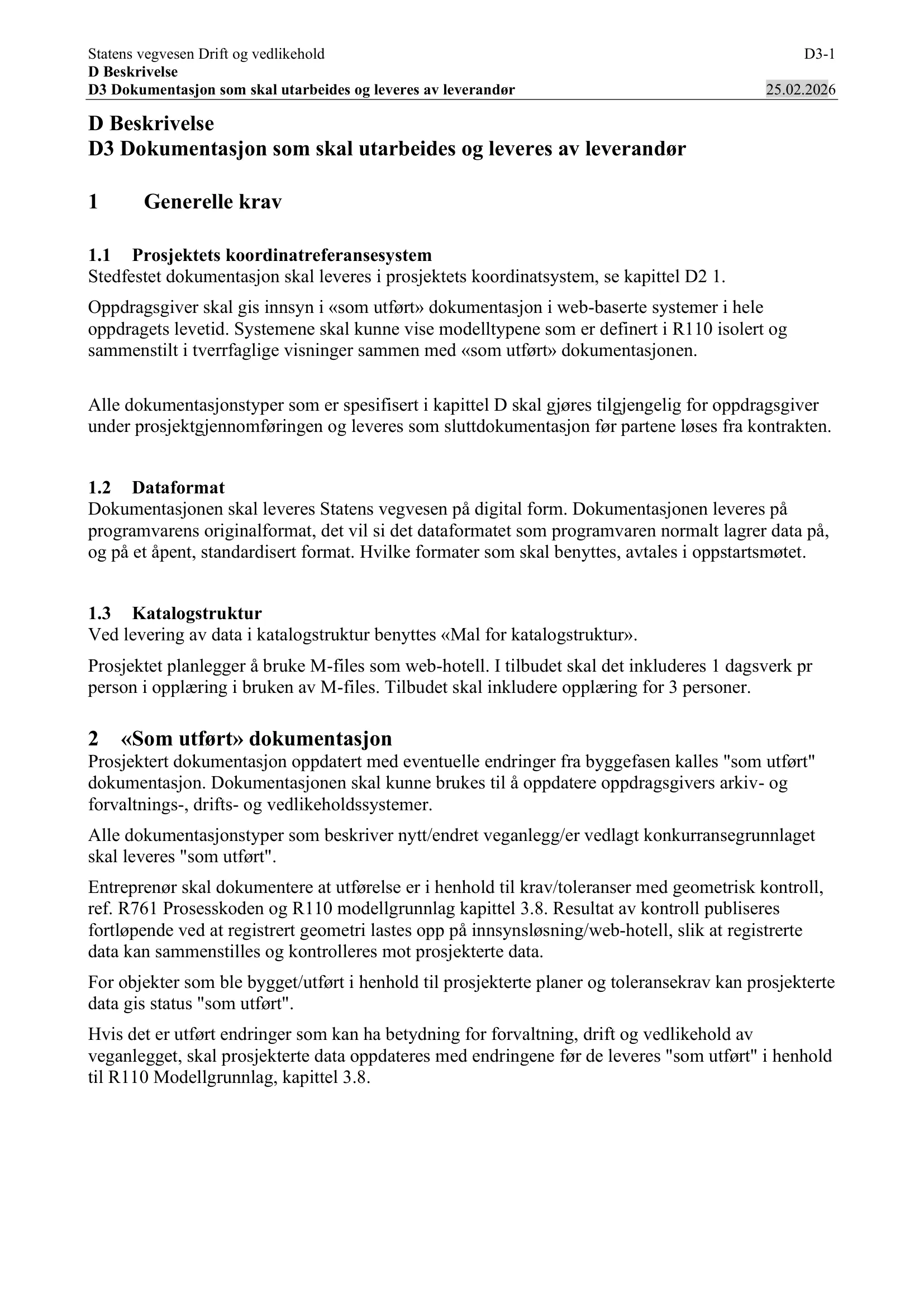 Kravspesifikasjon