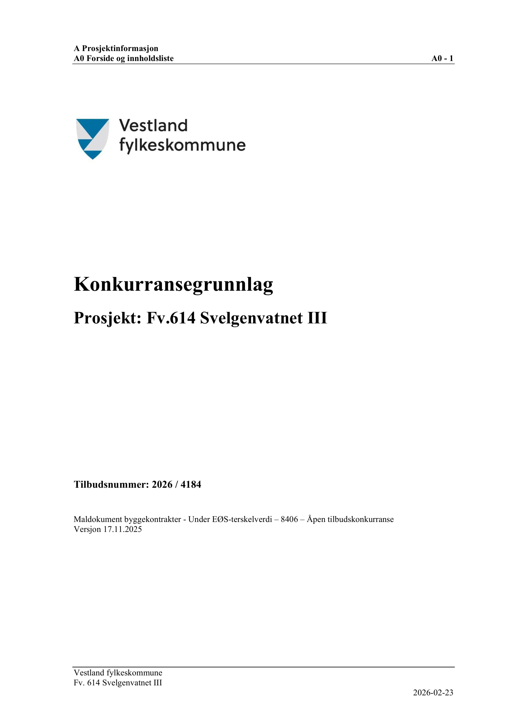 Konkurransebeskrivelse