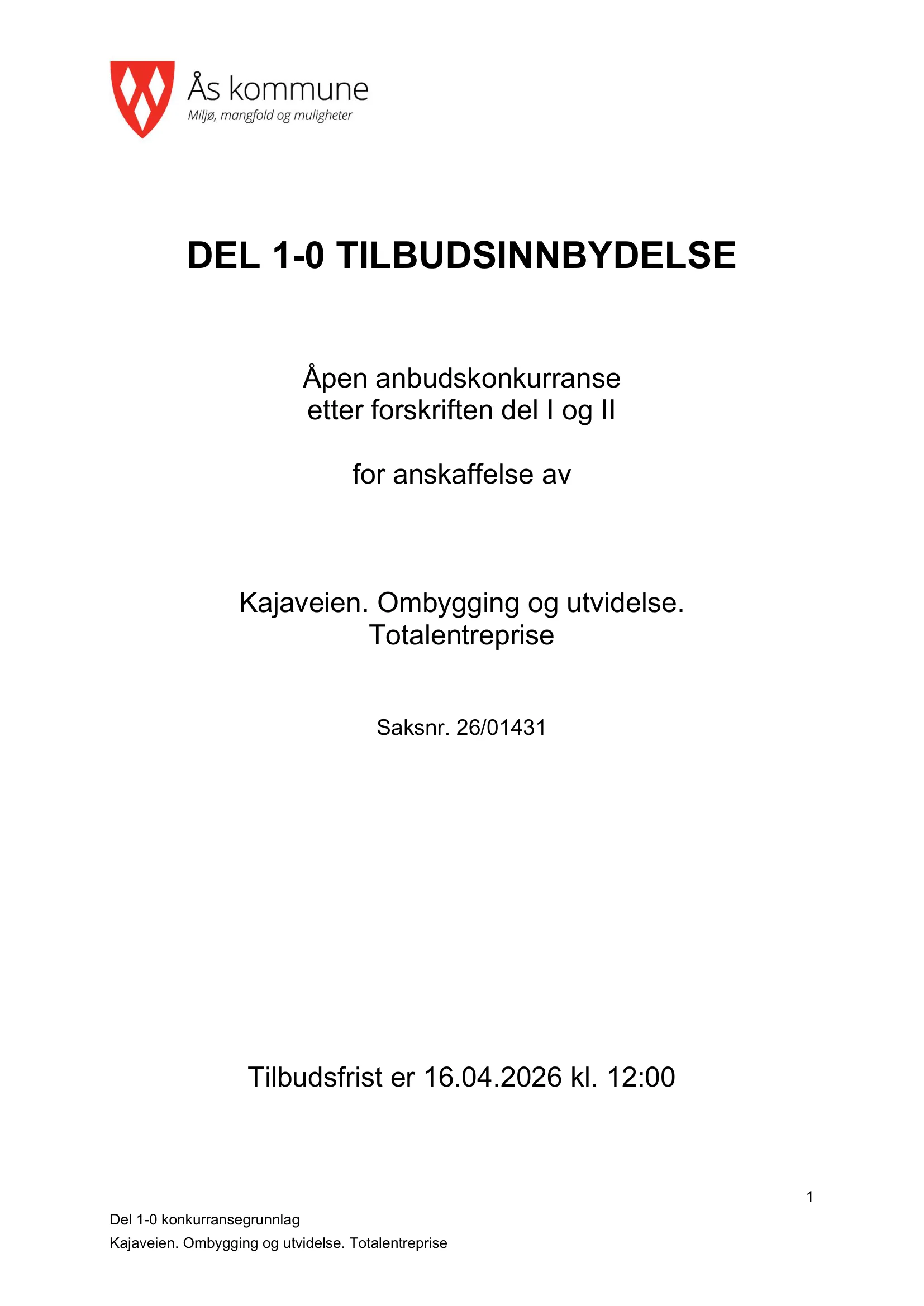 Konkurransebeskrivelse