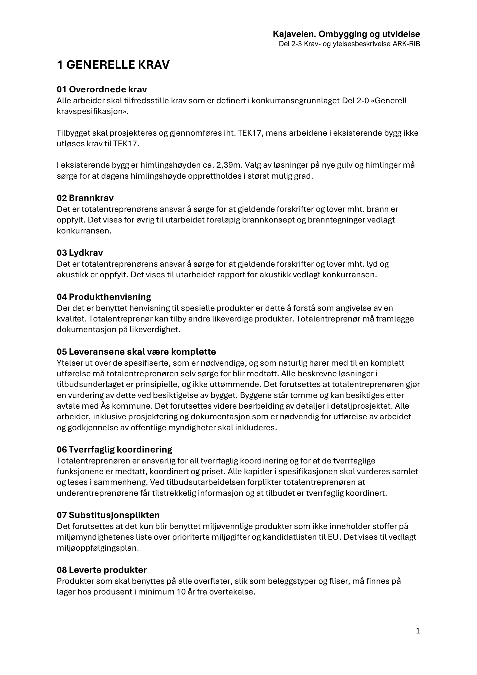 Kravspesifikasjon