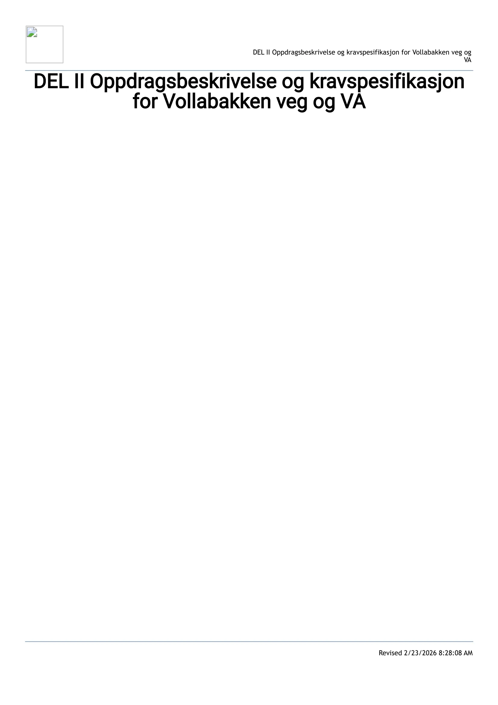 Kravspesifikasjon