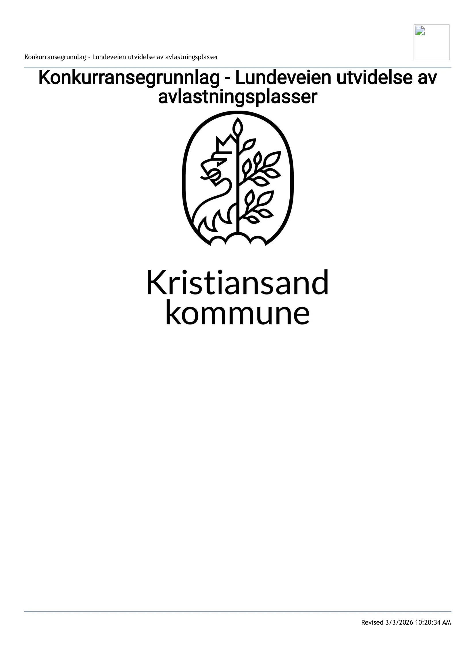 Konkurransebeskrivelse
