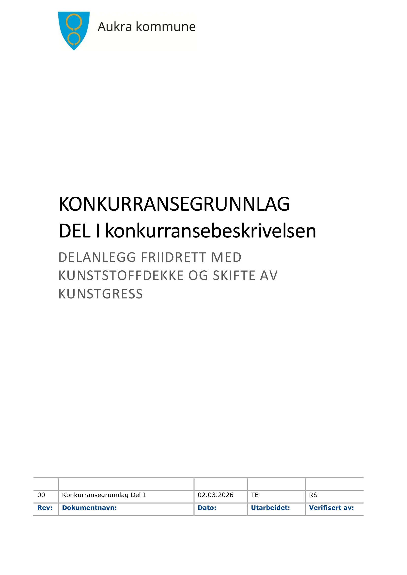 Konkurransebeskrivelse