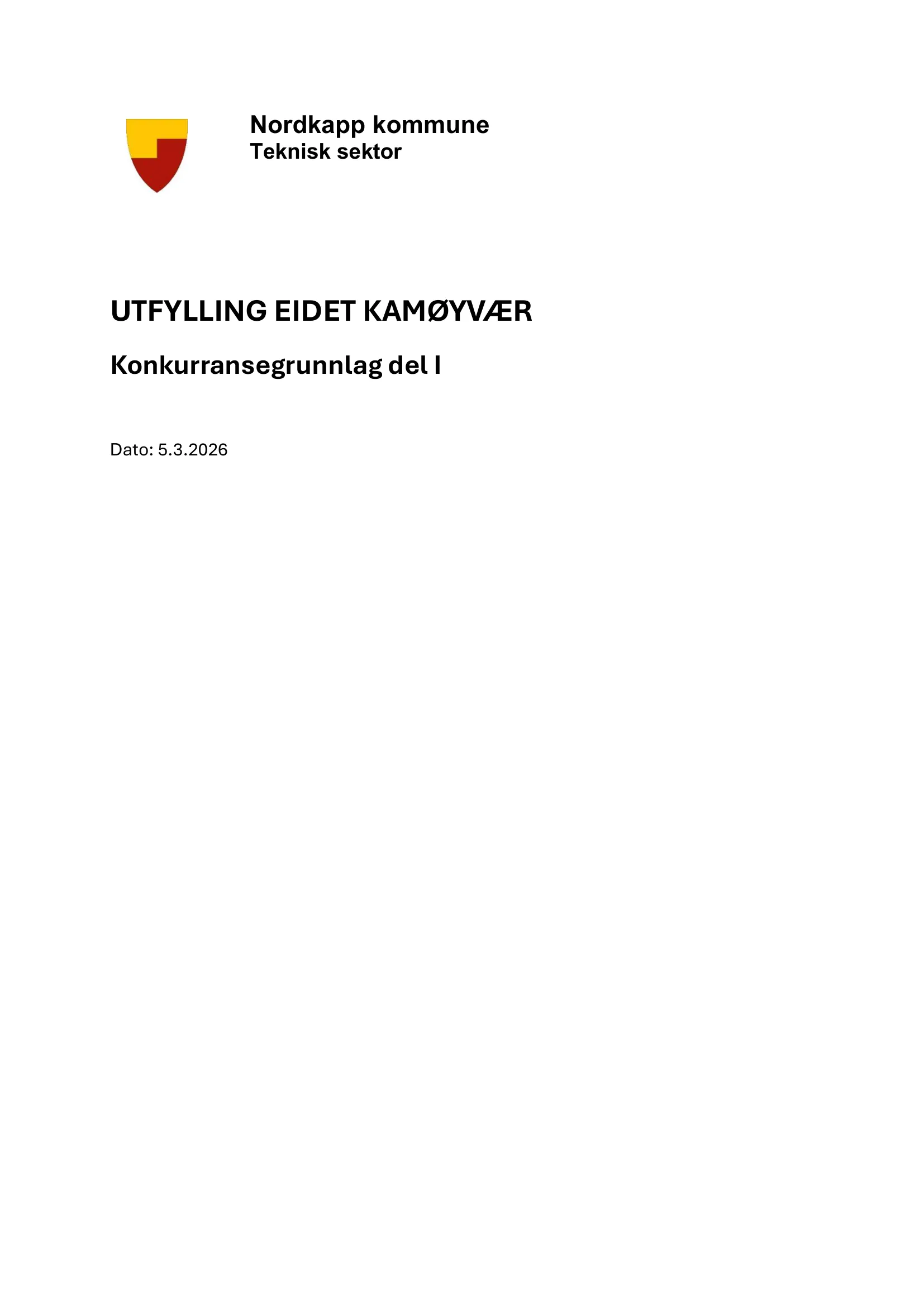 Konkurransebeskrivelse