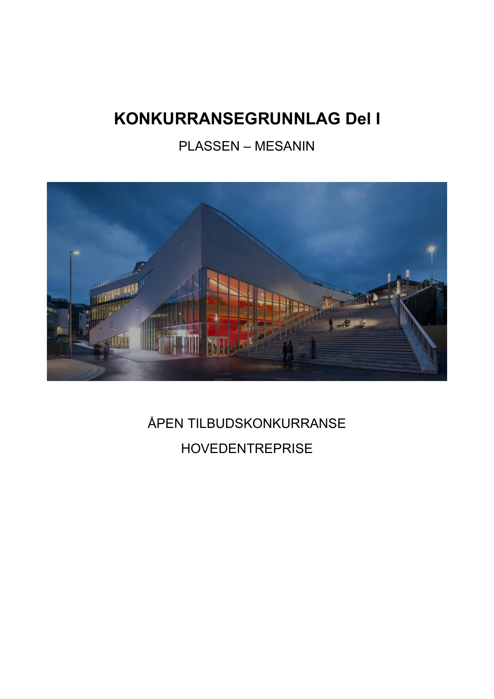 Konkurransebeskrivelse