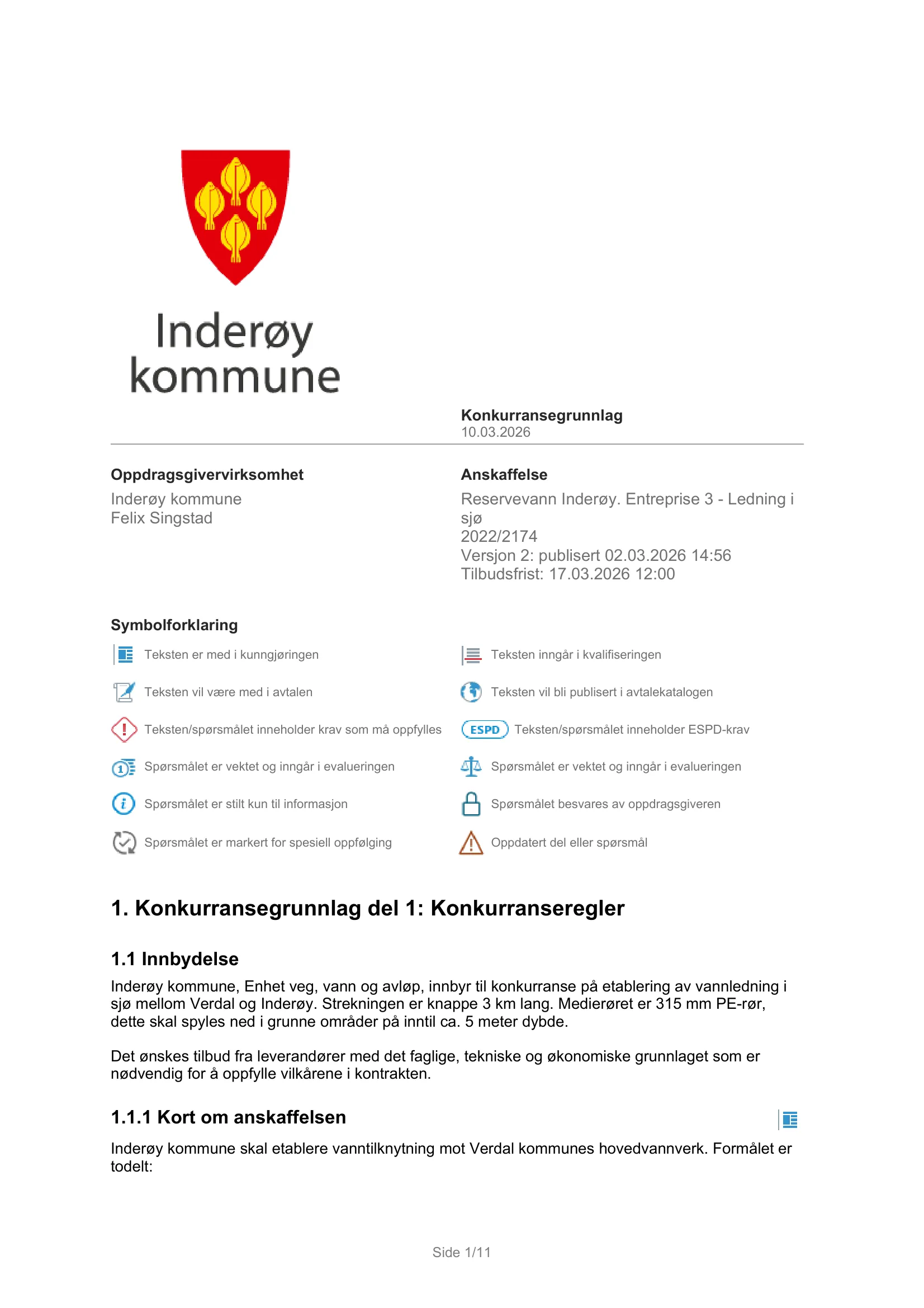 Konkurransebeskrivelse