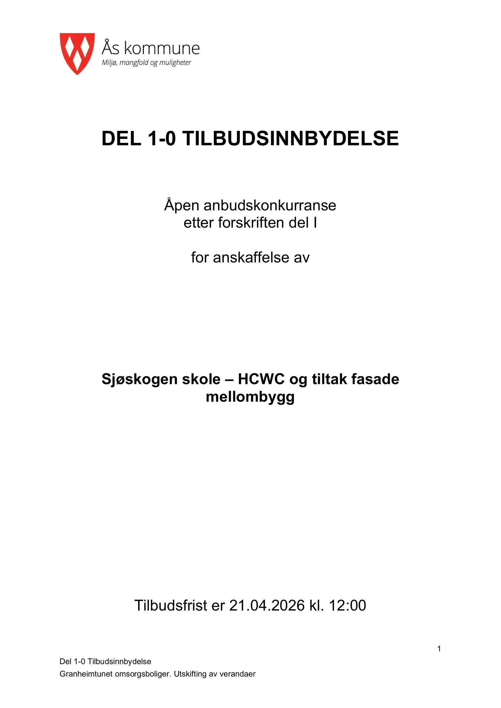 Konkurransebeskrivelse