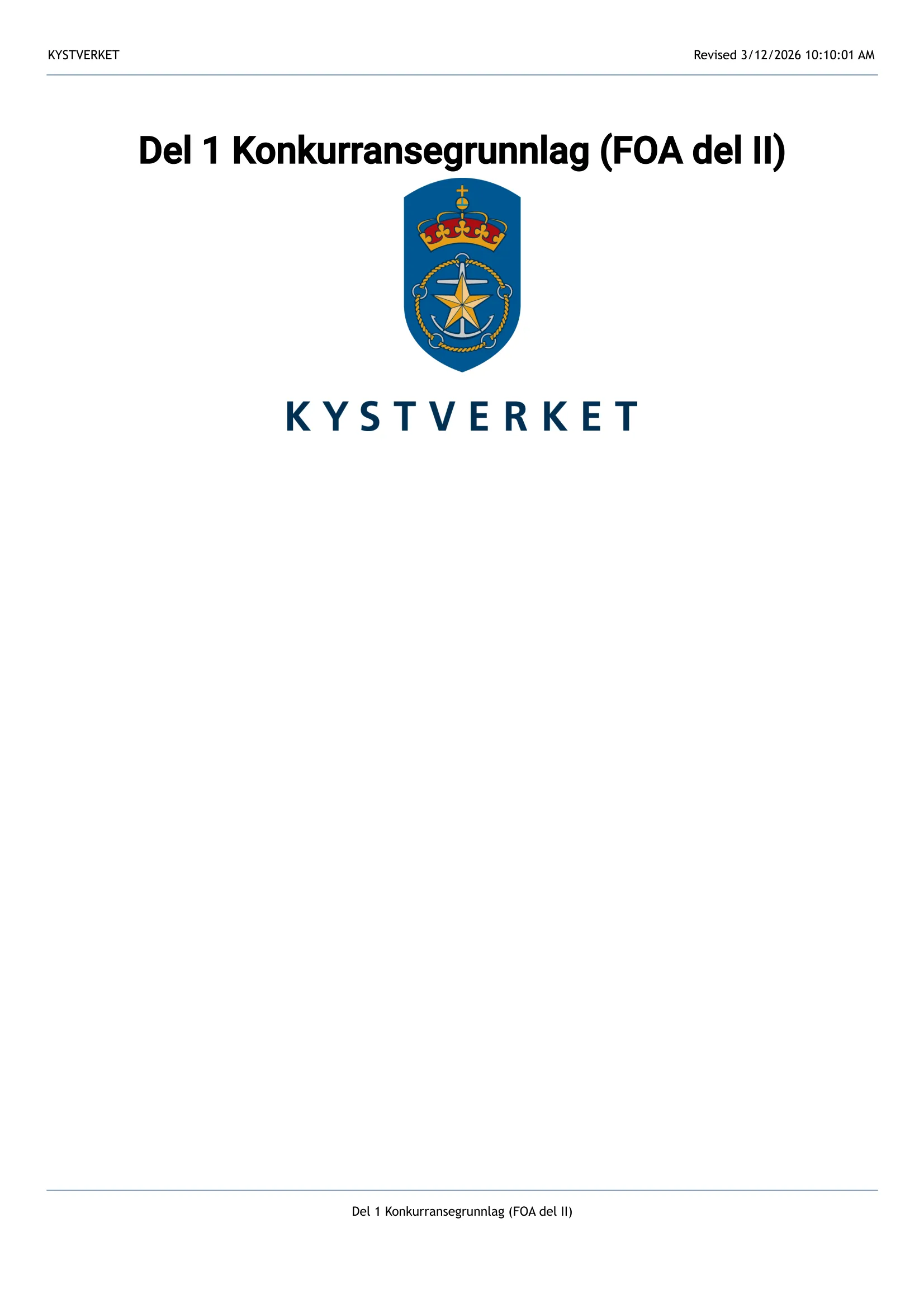 Konkurransebeskrivelse