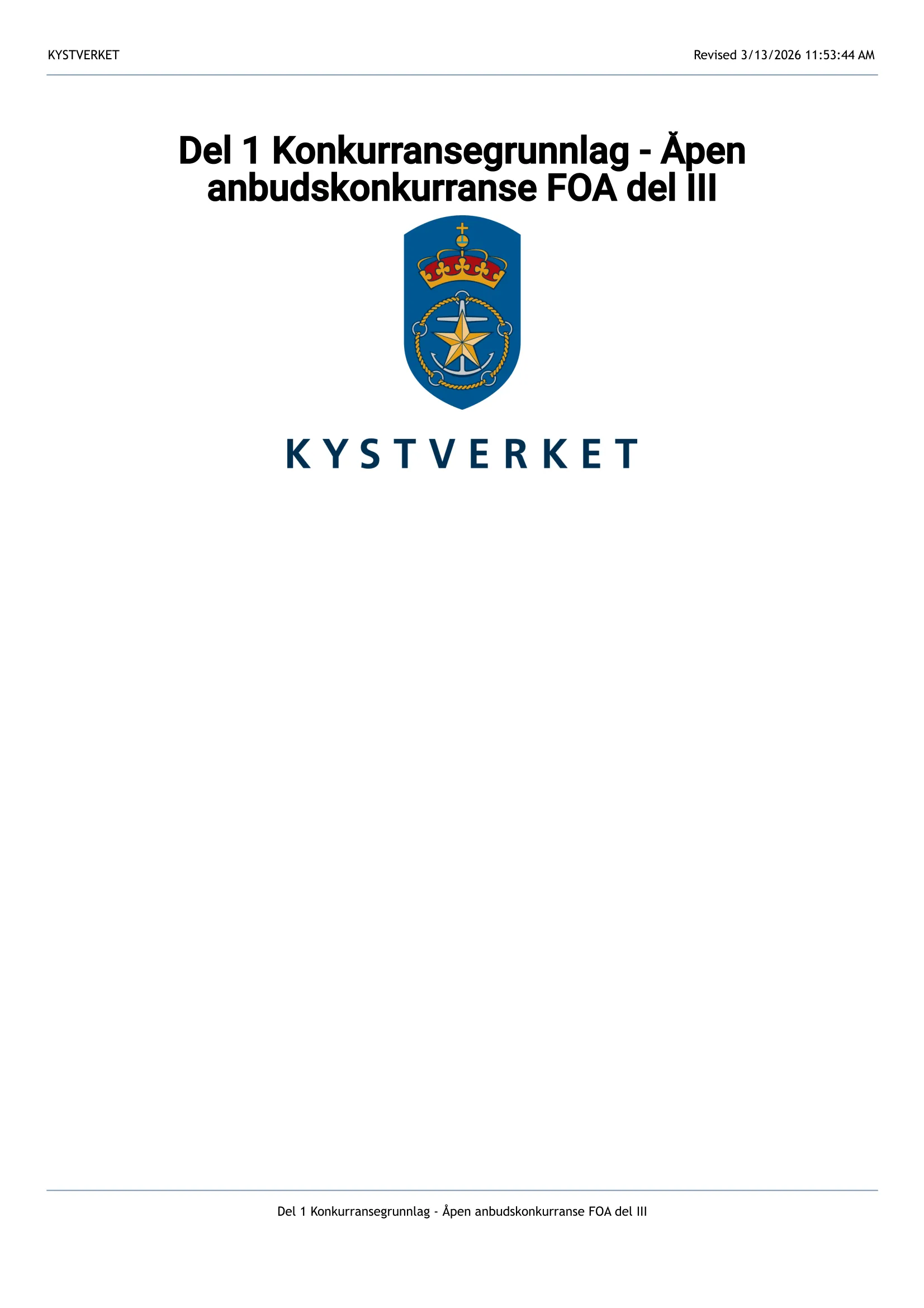 Konkurransebeskrivelse