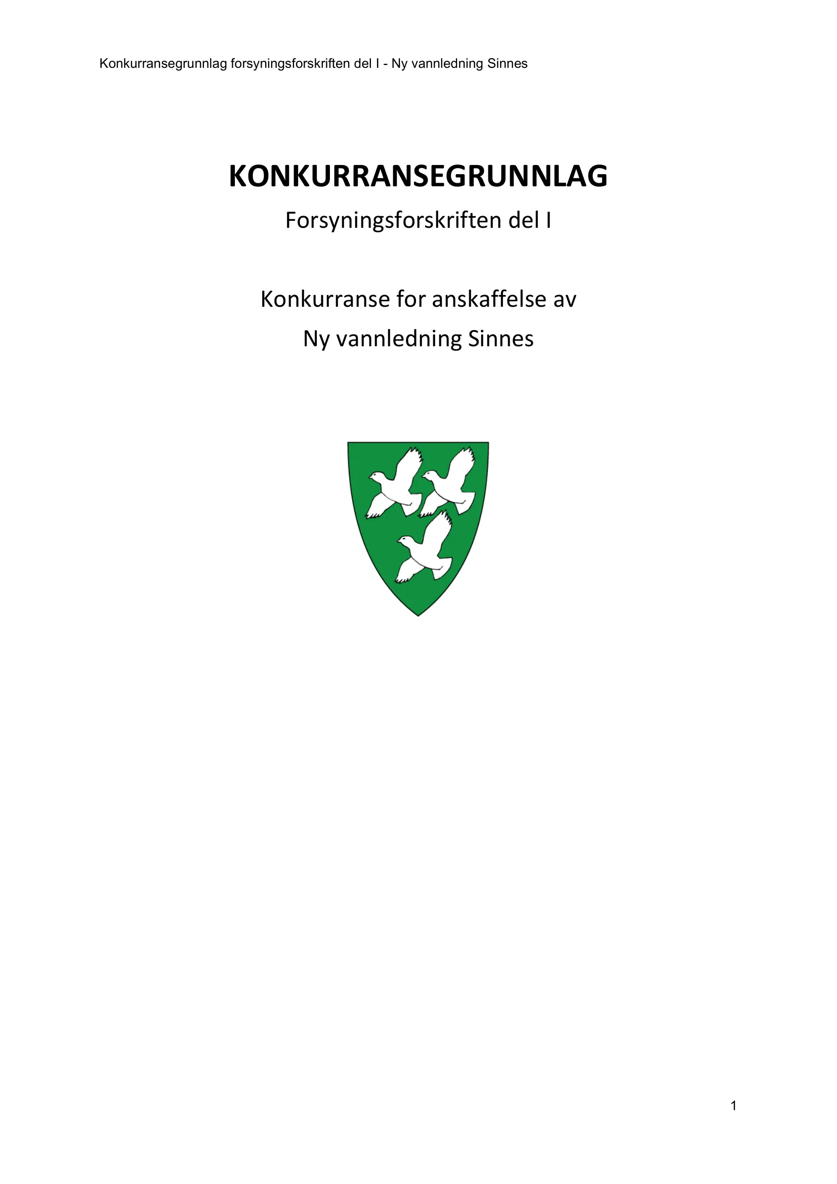 Konkurransebeskrivelse