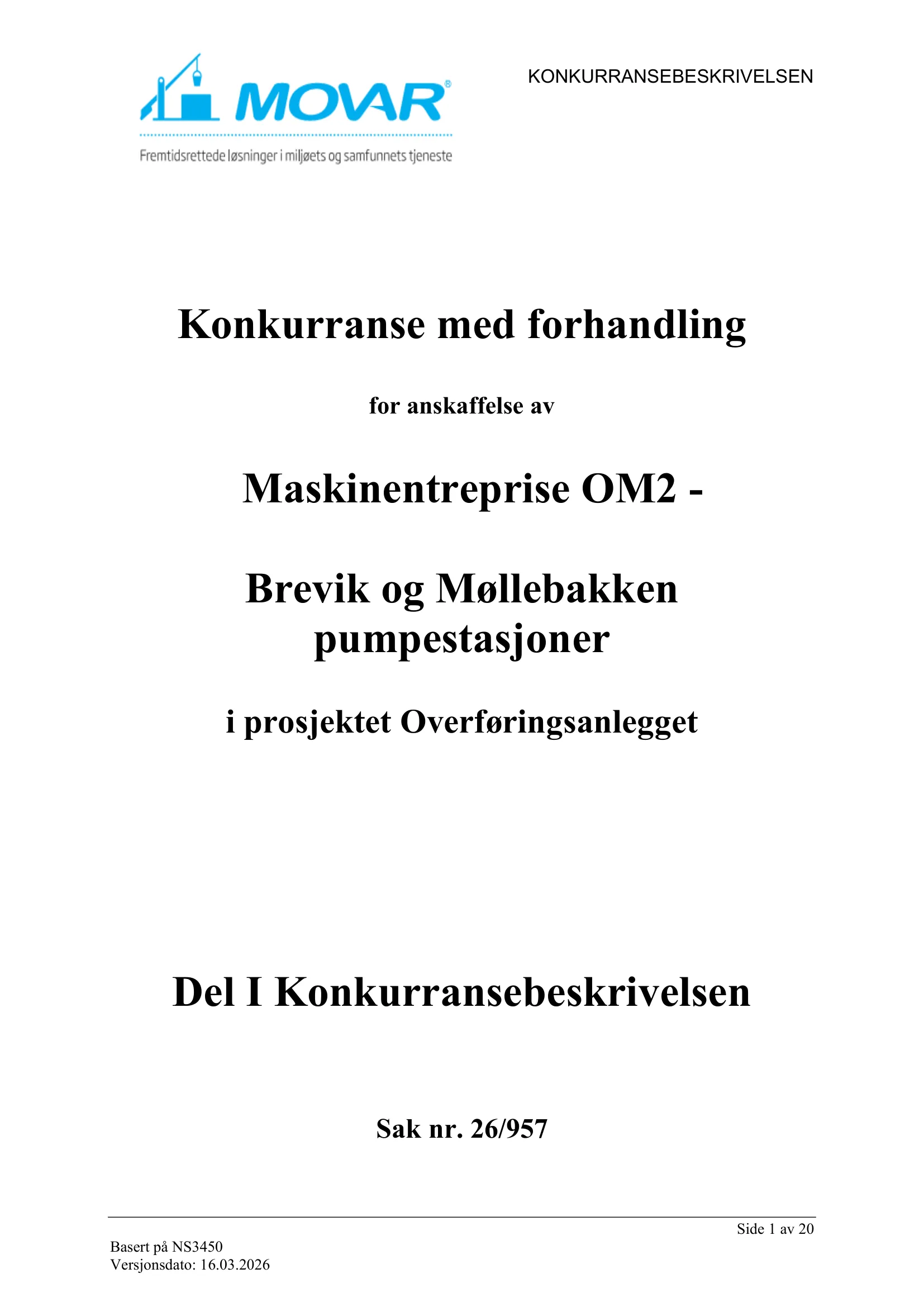 Konkurransebeskrivelse