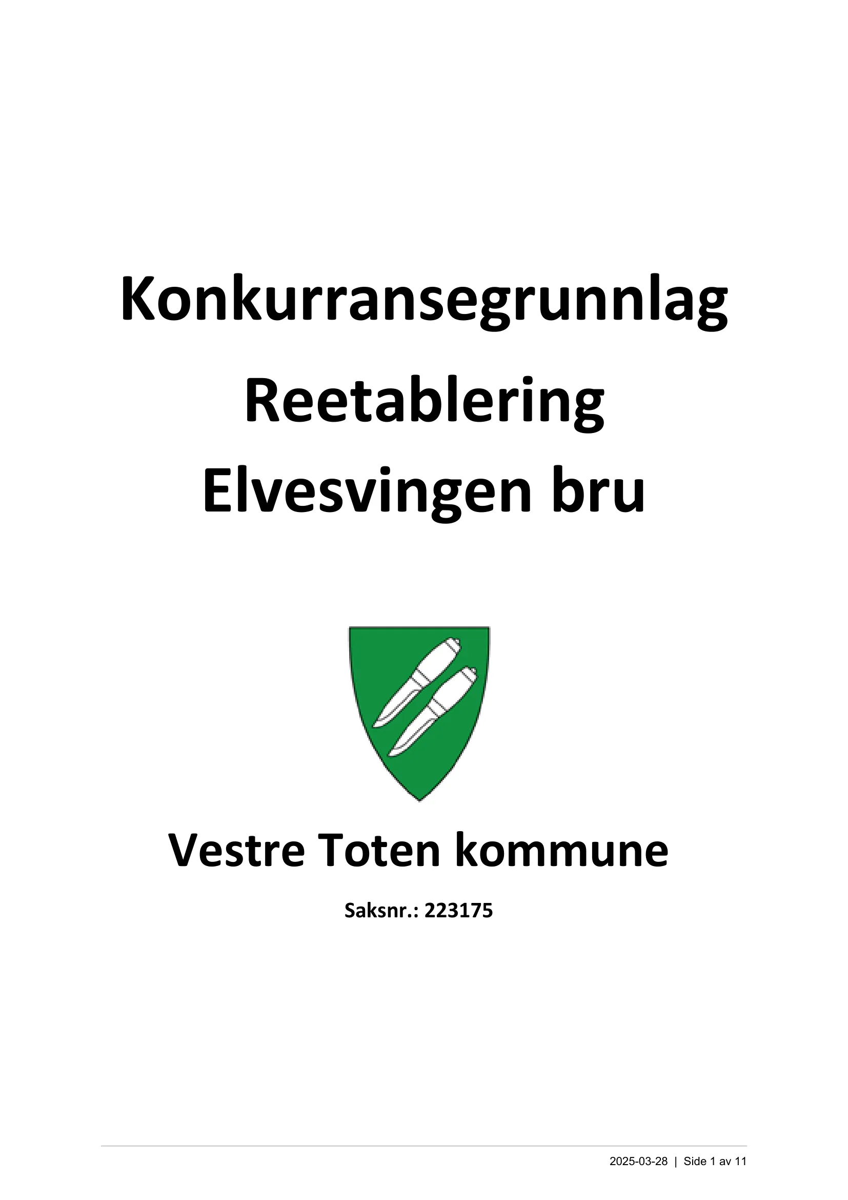 Konkurransebeskrivelse