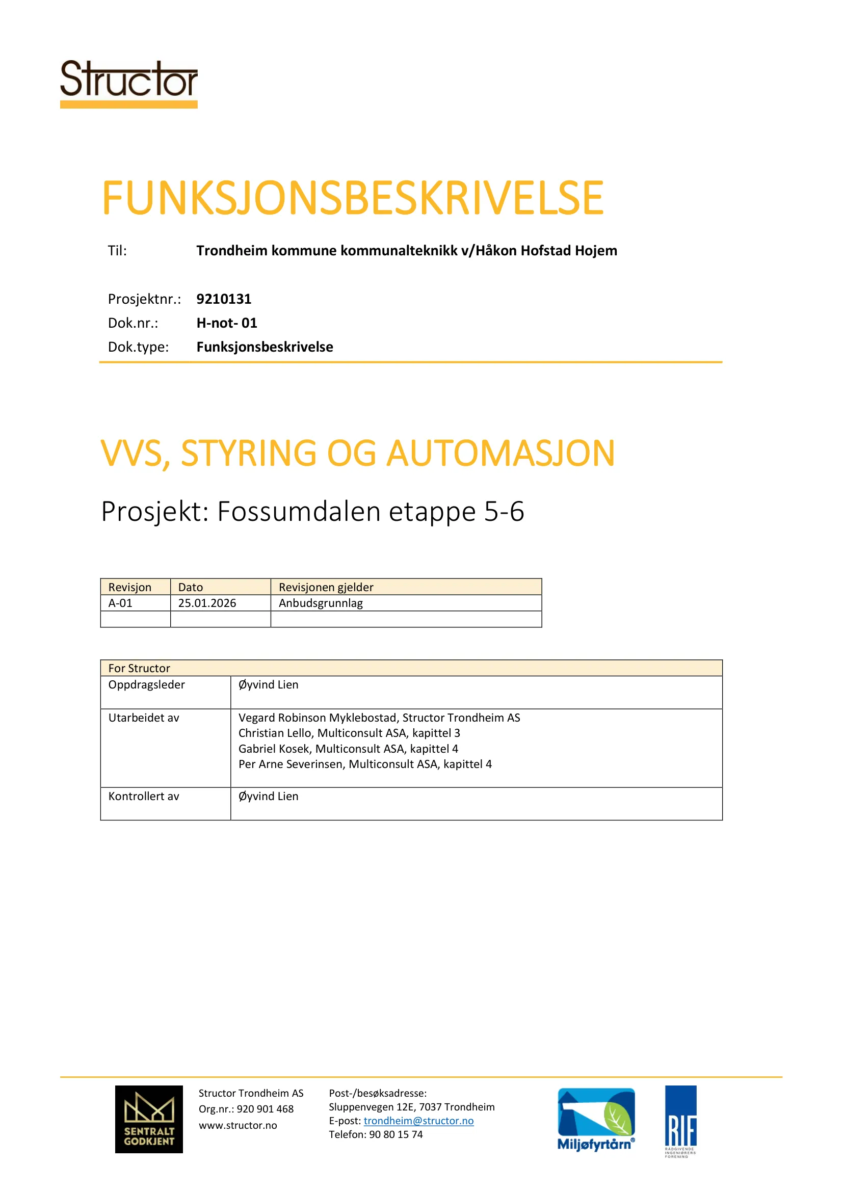 Kravspesifikasjon