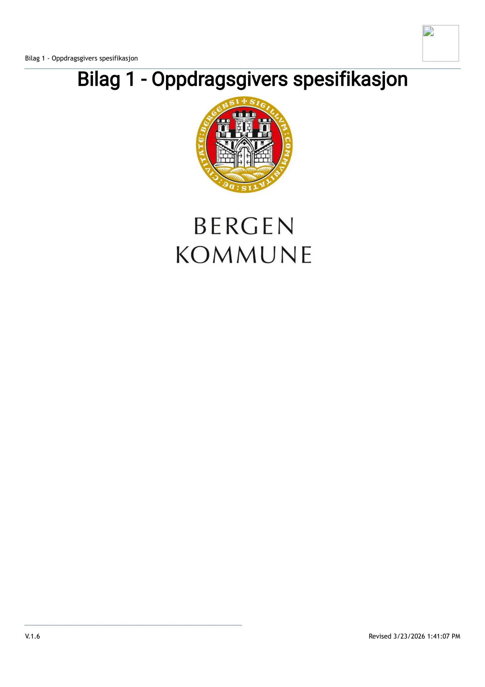Kravspesifikasjon