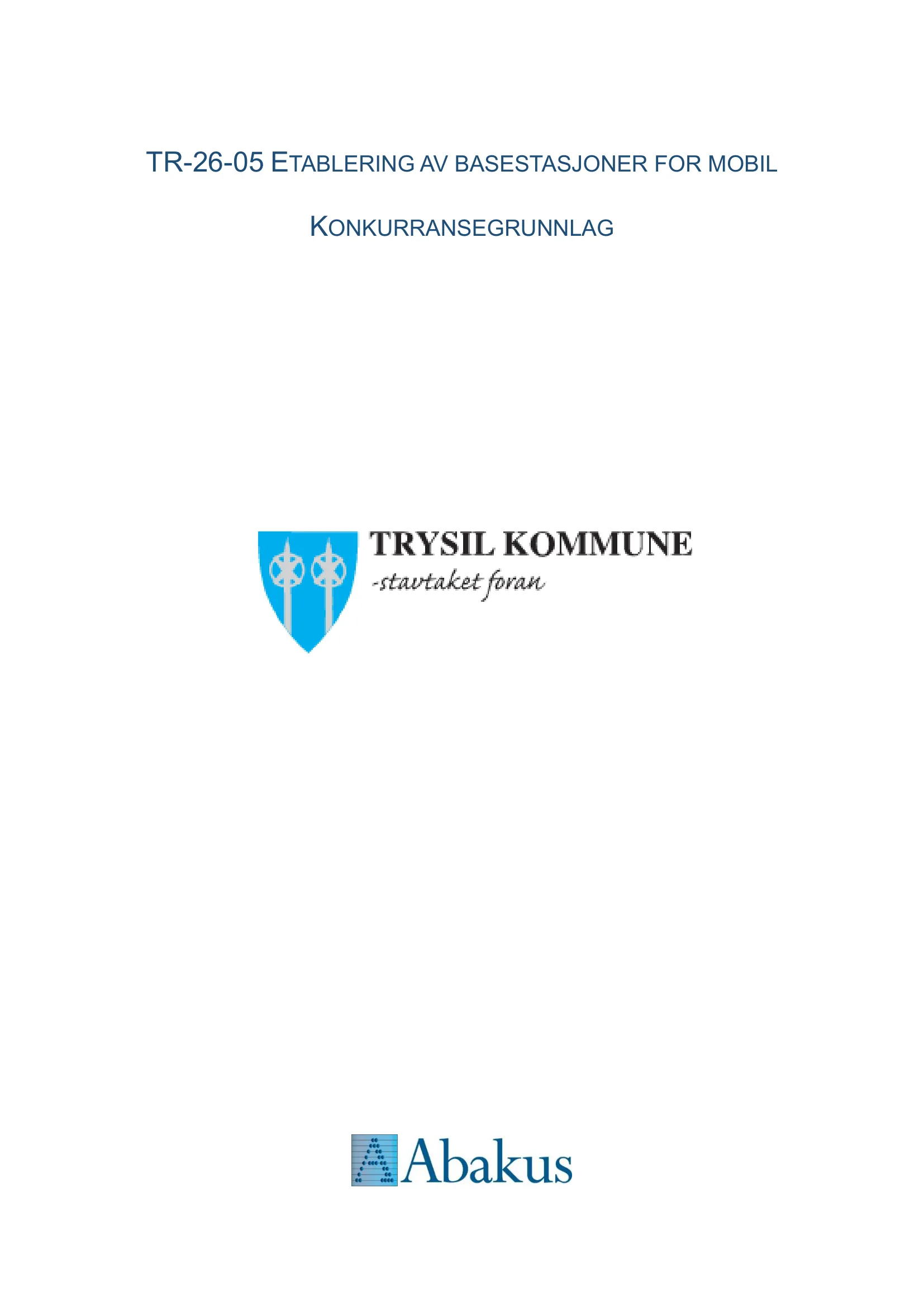 Konkurransebeskrivelse