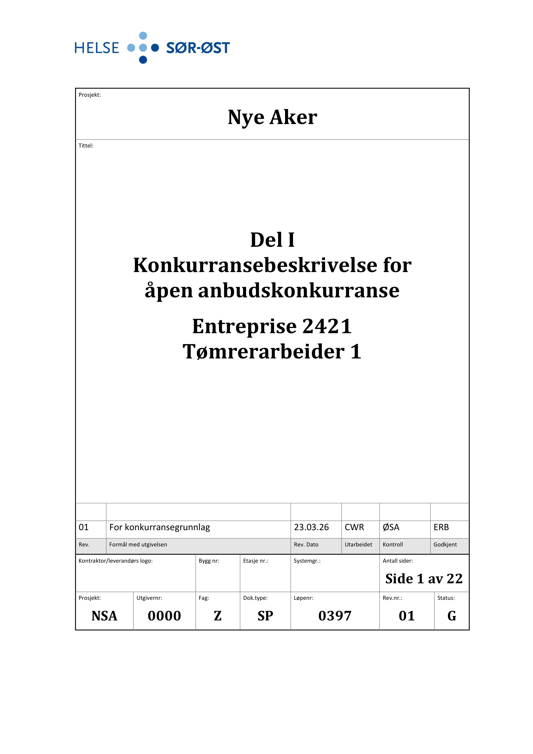 Konkurransebeskrivelse