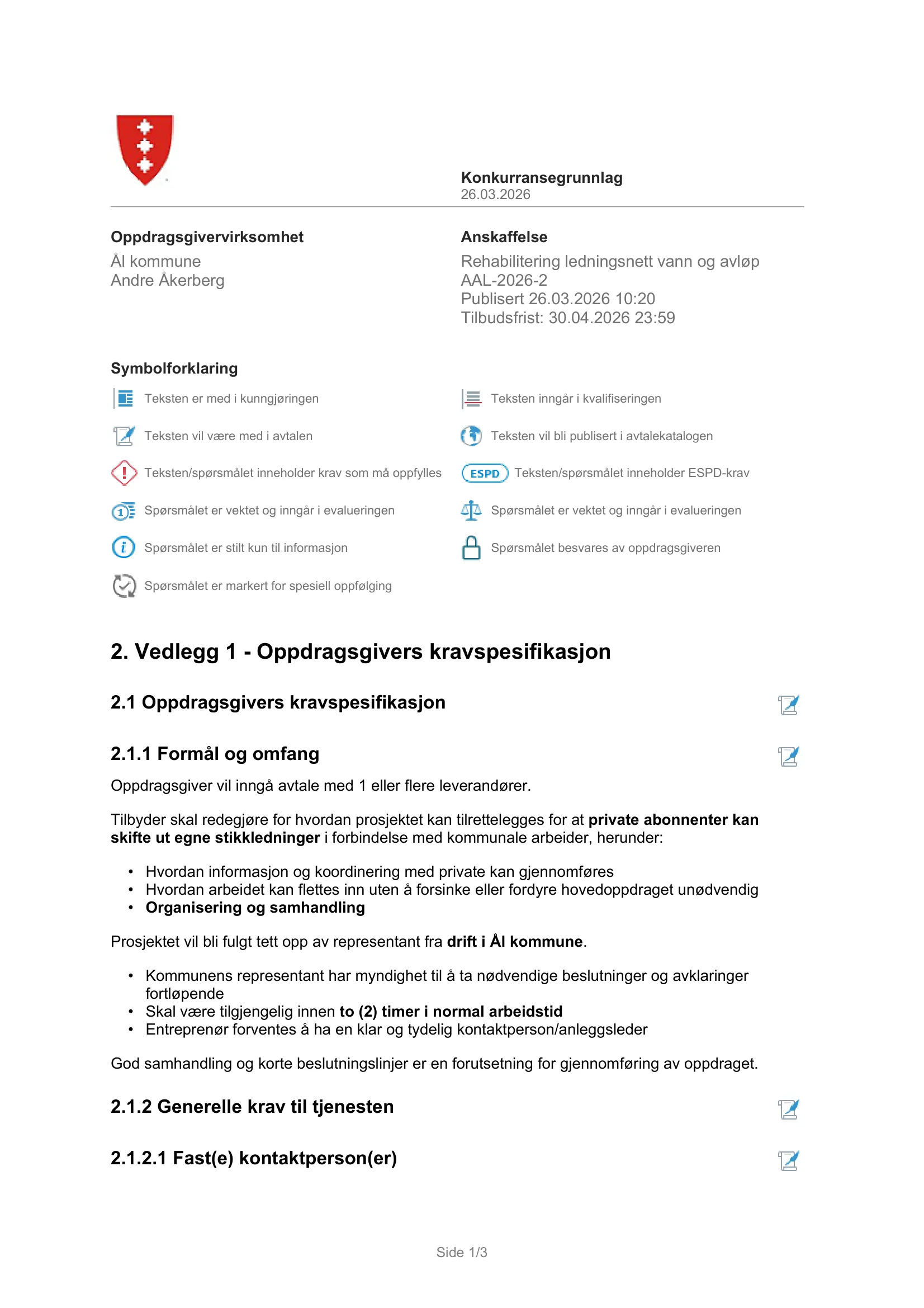 Kravspesifikasjon