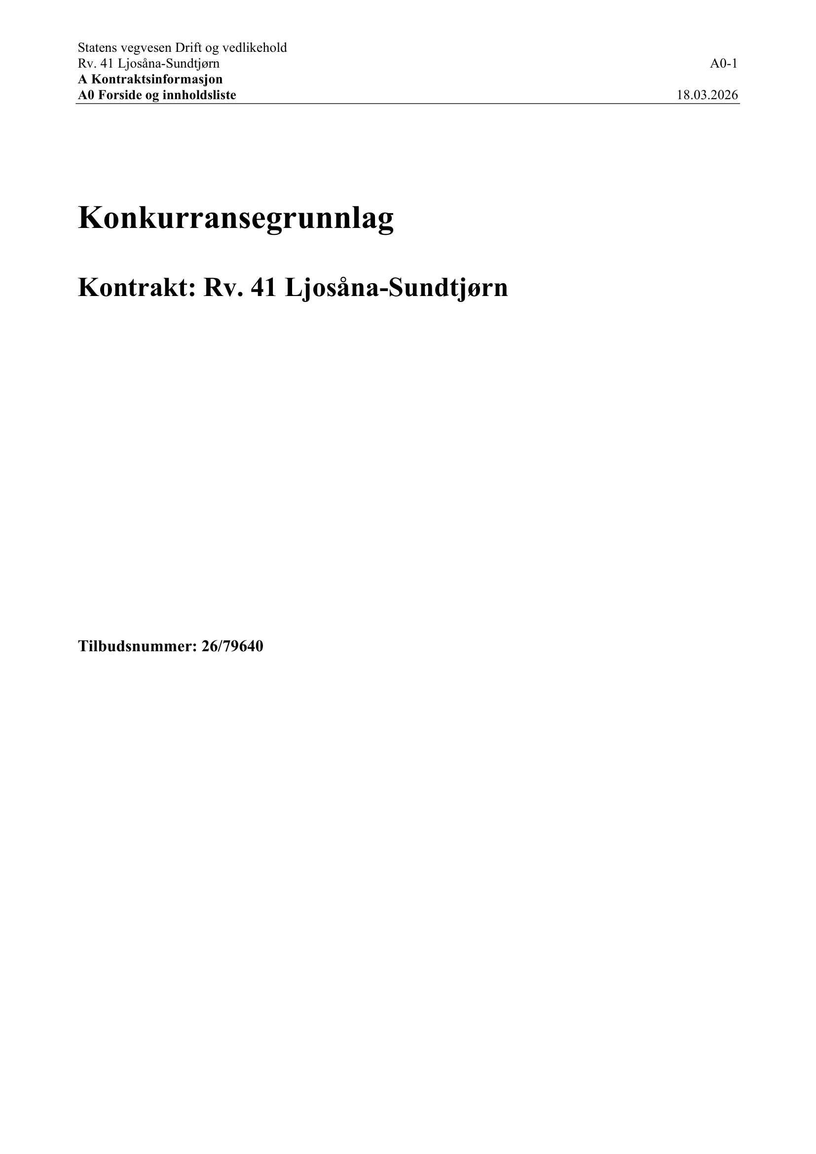 Konkurransebeskrivelse