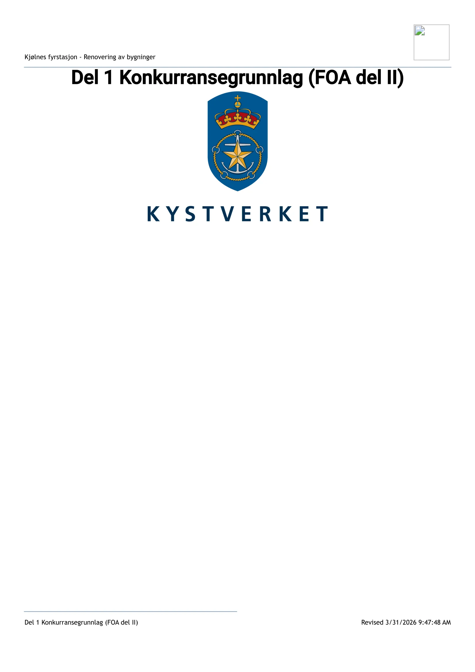 Konkurransebeskrivelse