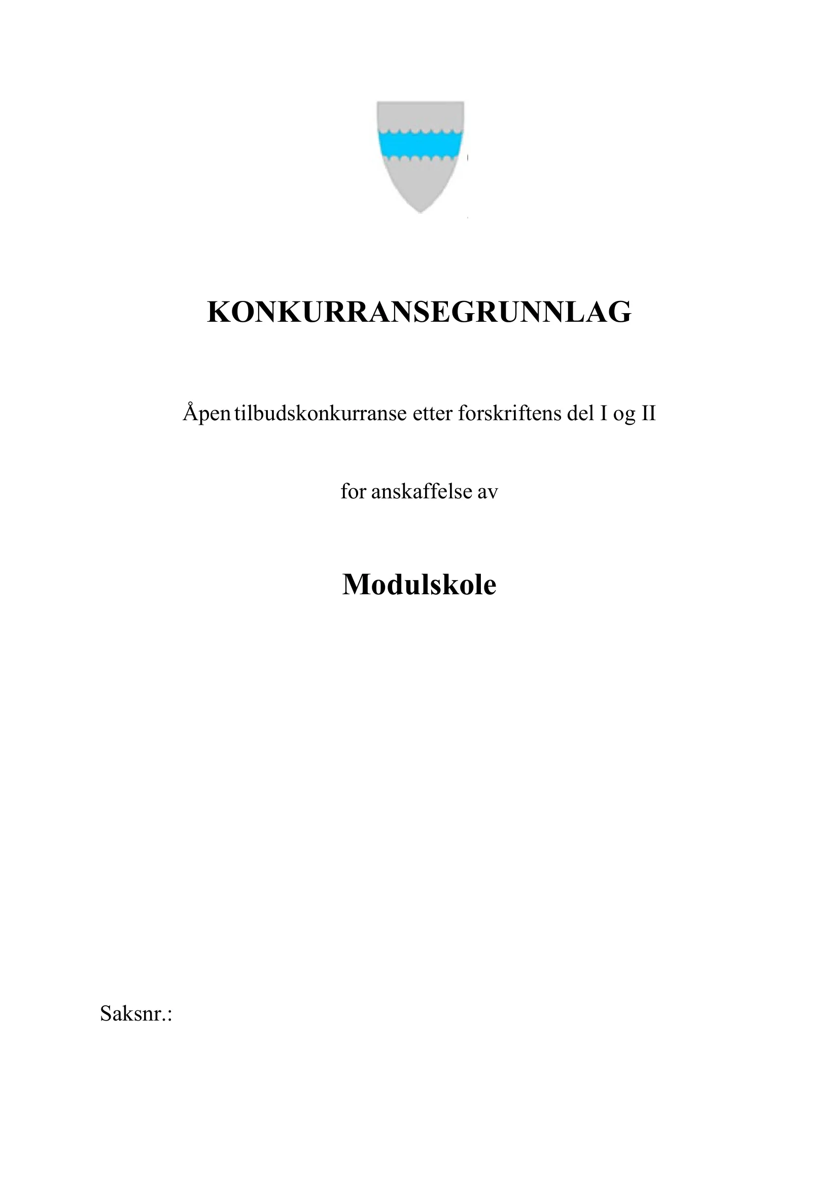 Konkurransebeskrivelse