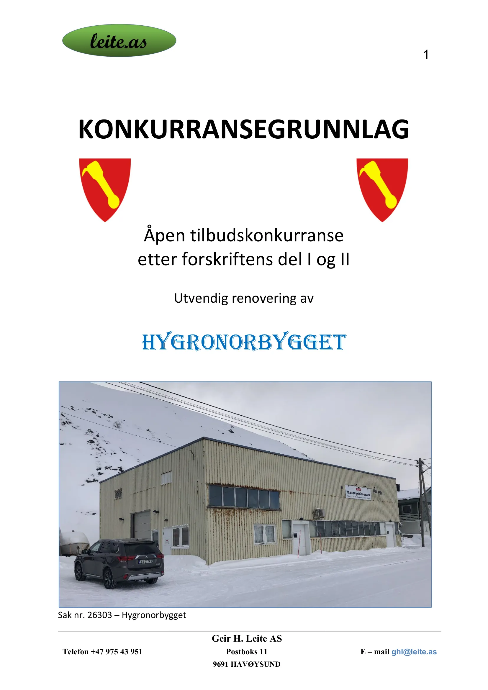 Konkurransebeskrivelse
