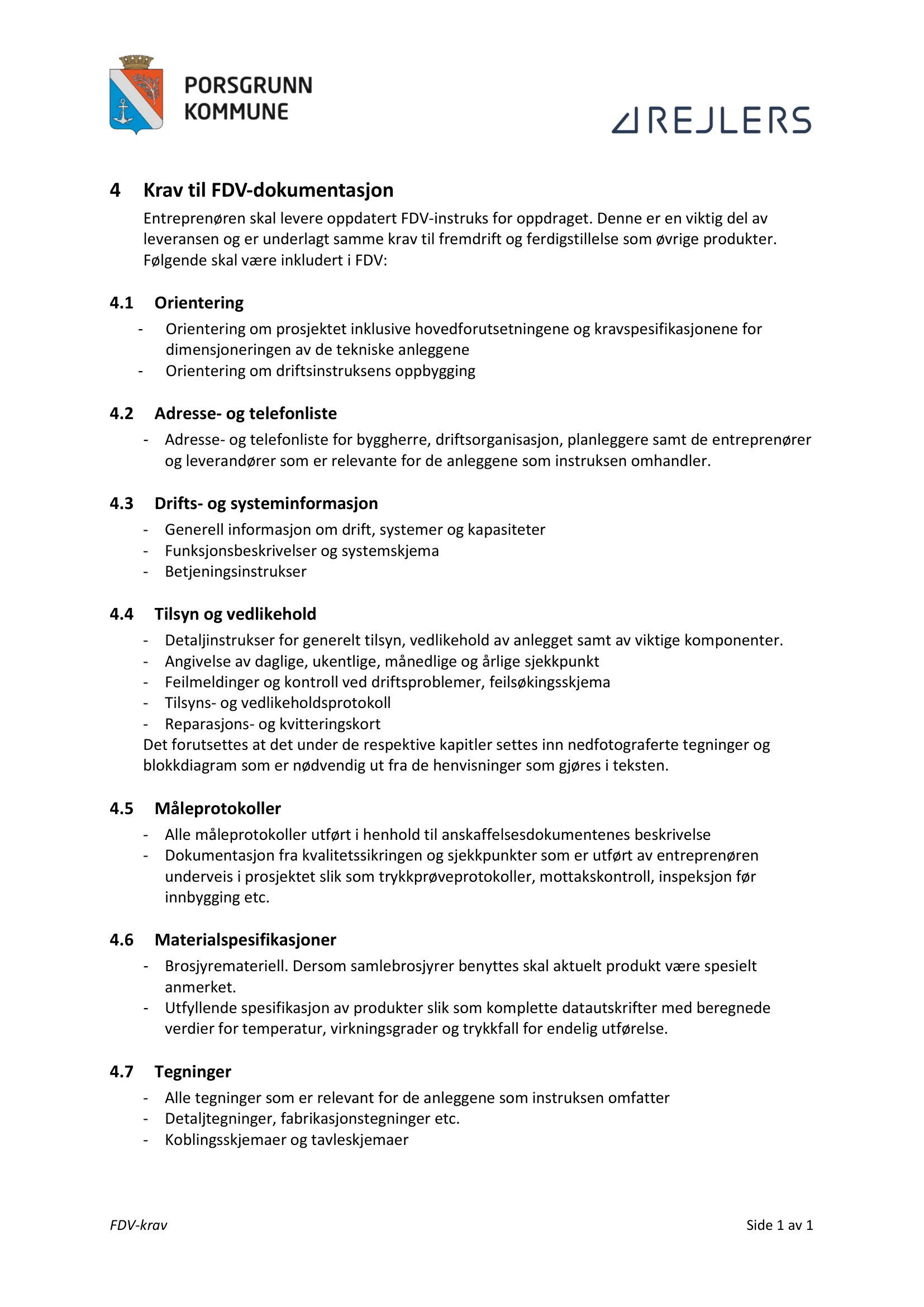 Kravspesifikasjon