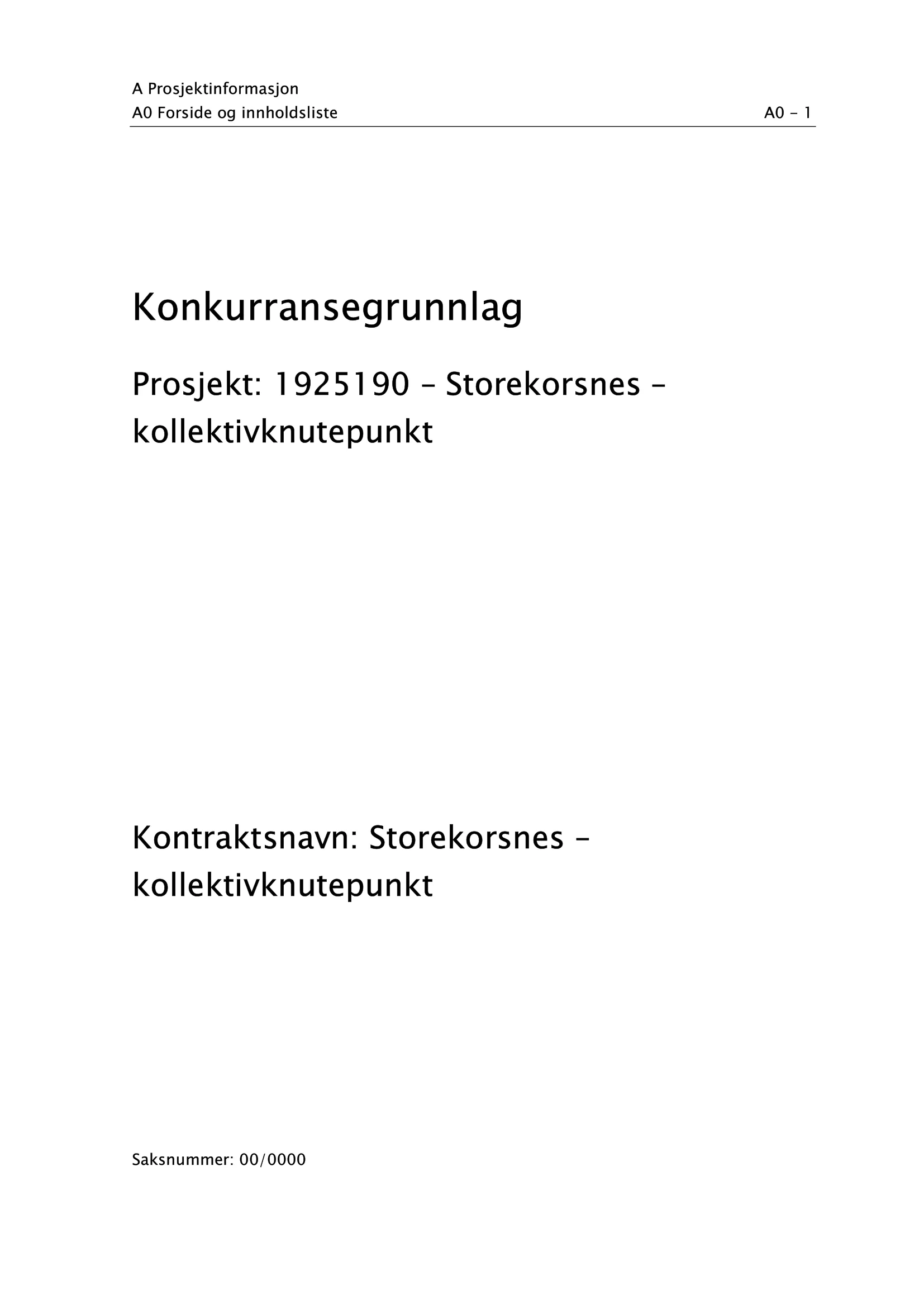Konkurransebeskrivelse