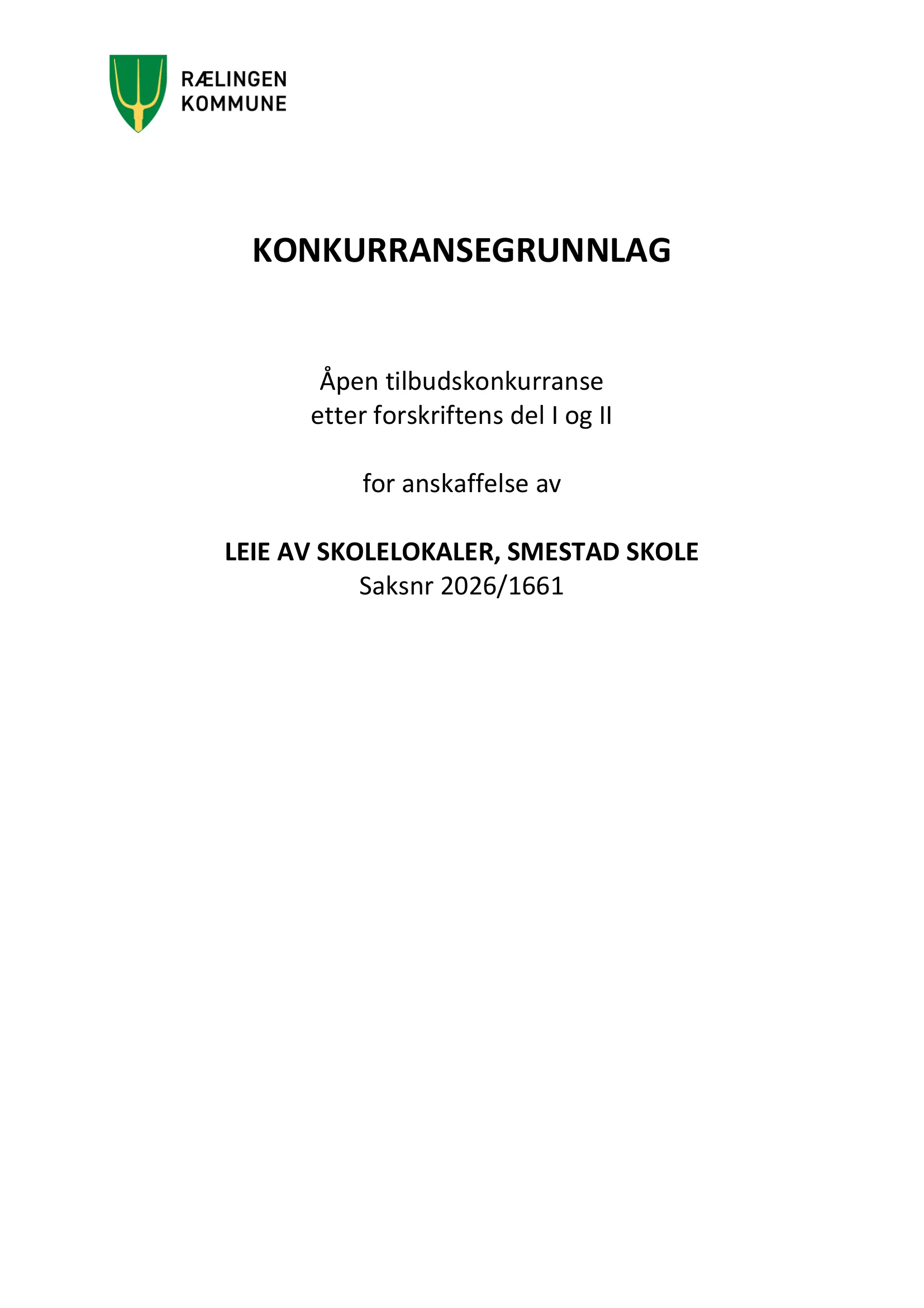 Konkurransebeskrivelse
