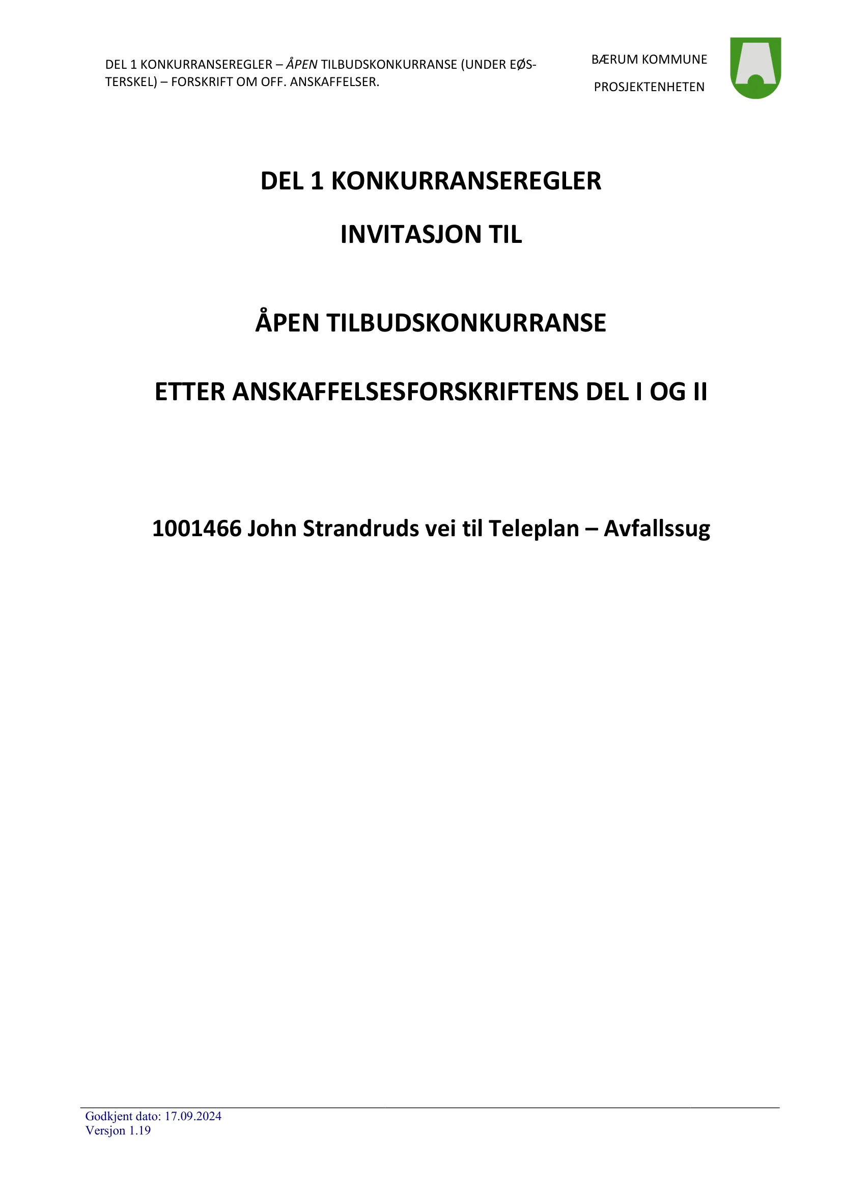 Konkurransebeskrivelse