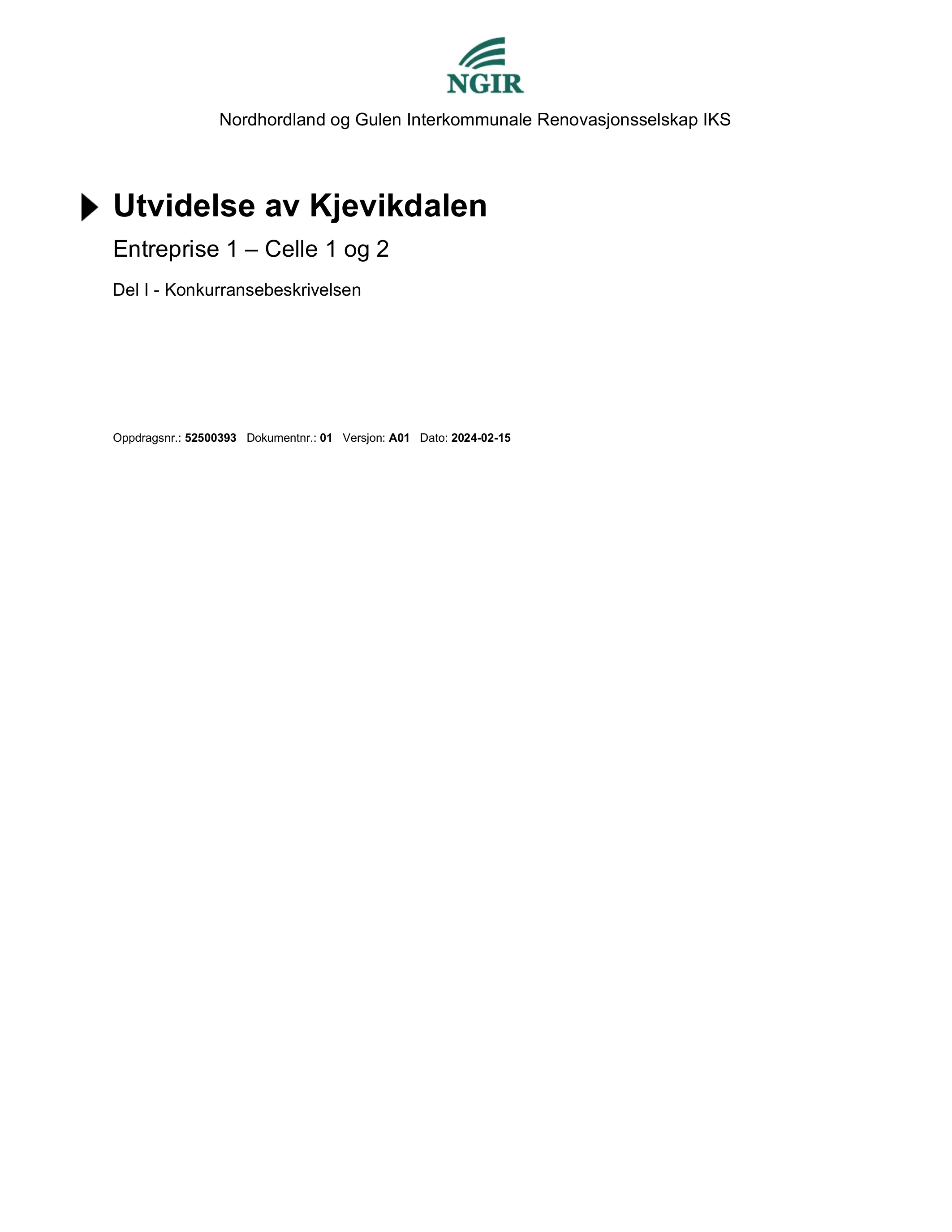 Konkurransebeskrivelse