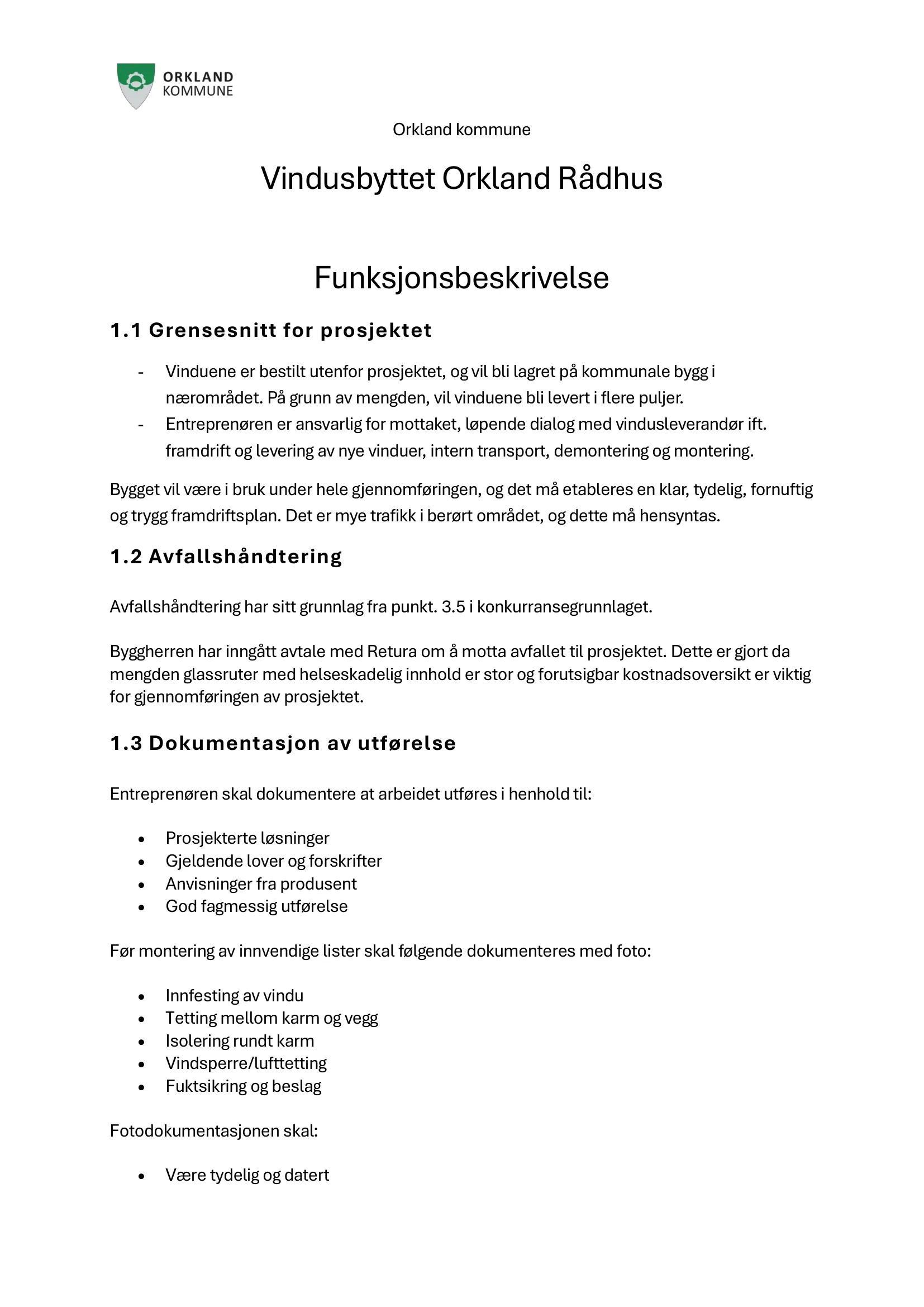 Kravspesifikasjon