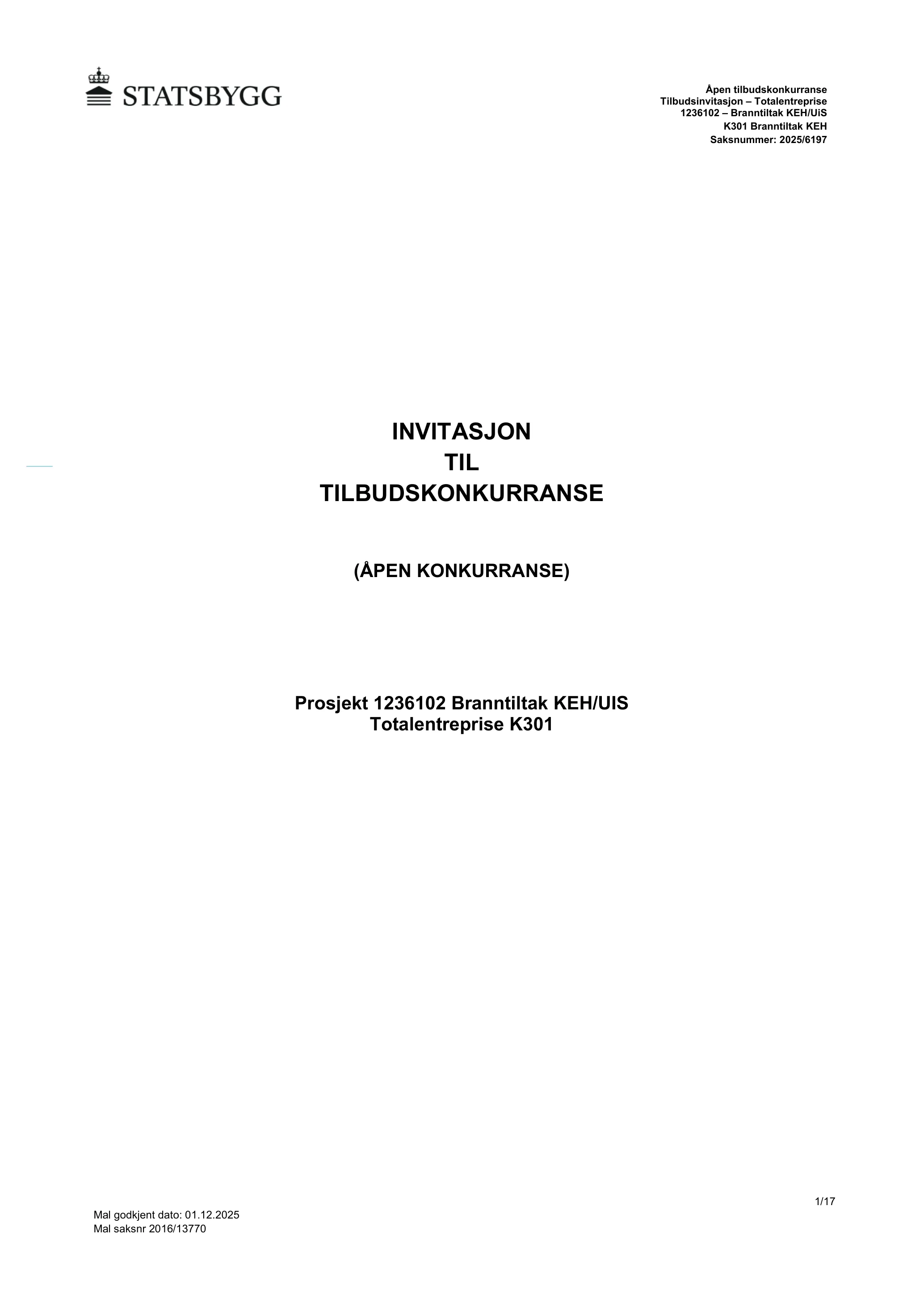 Konkurransebeskrivelse