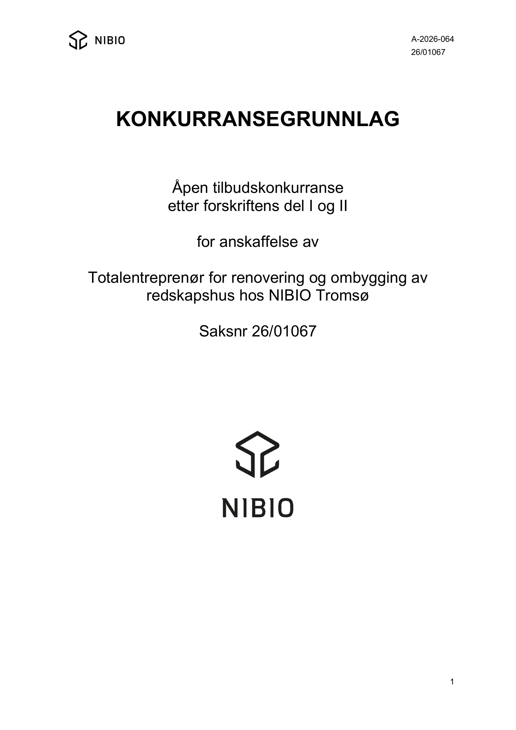 Konkurransebeskrivelse