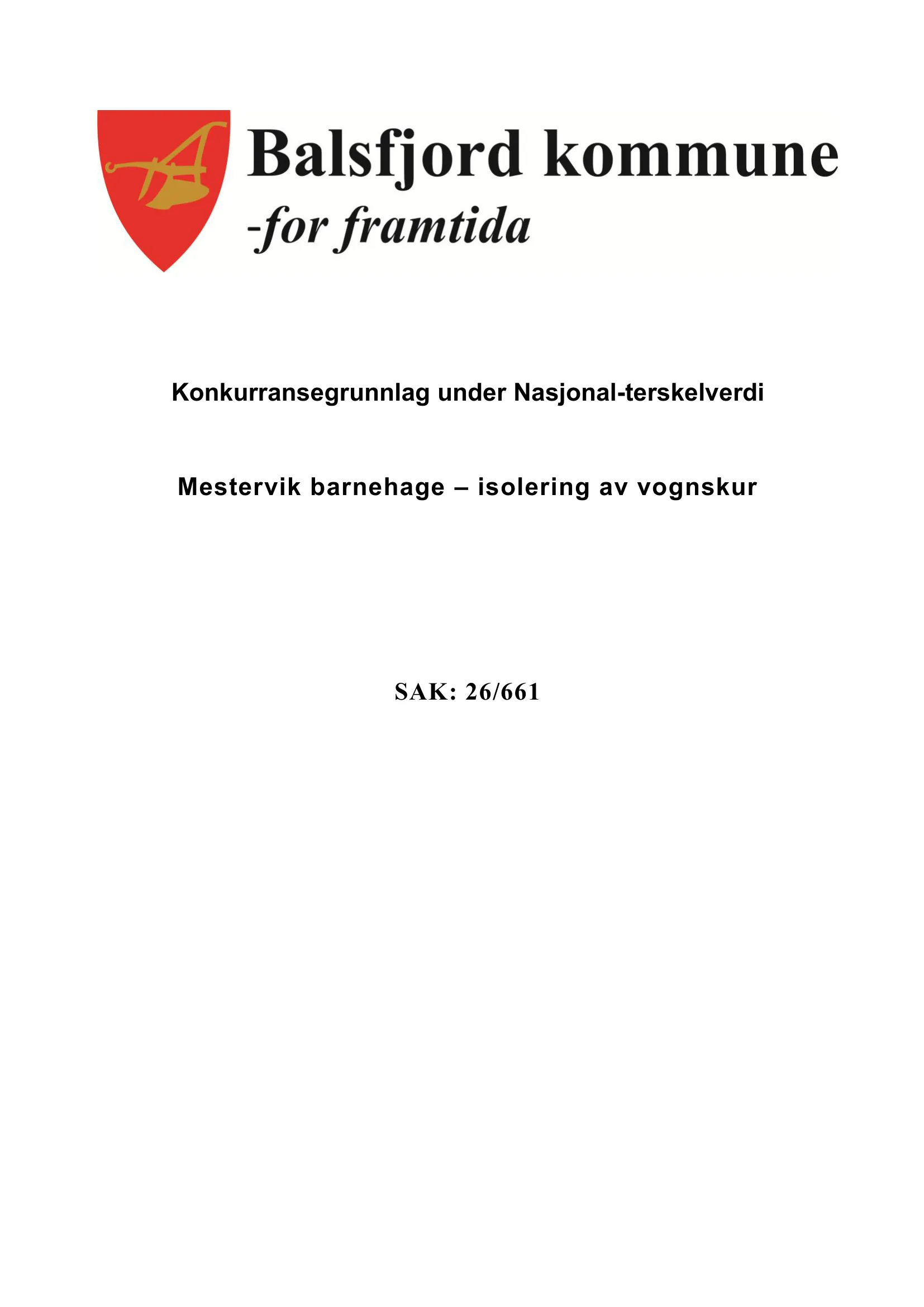 Konkurransebeskrivelse