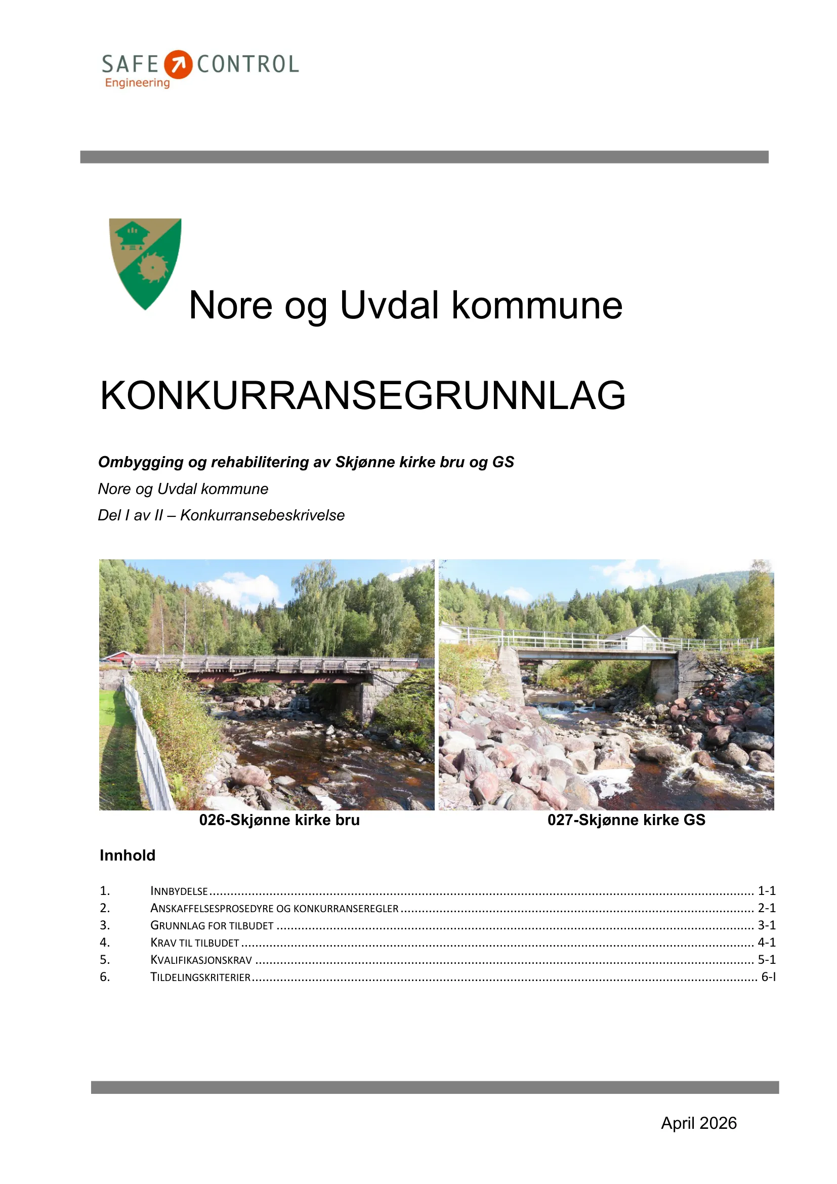 Konkurransebeskrivelse