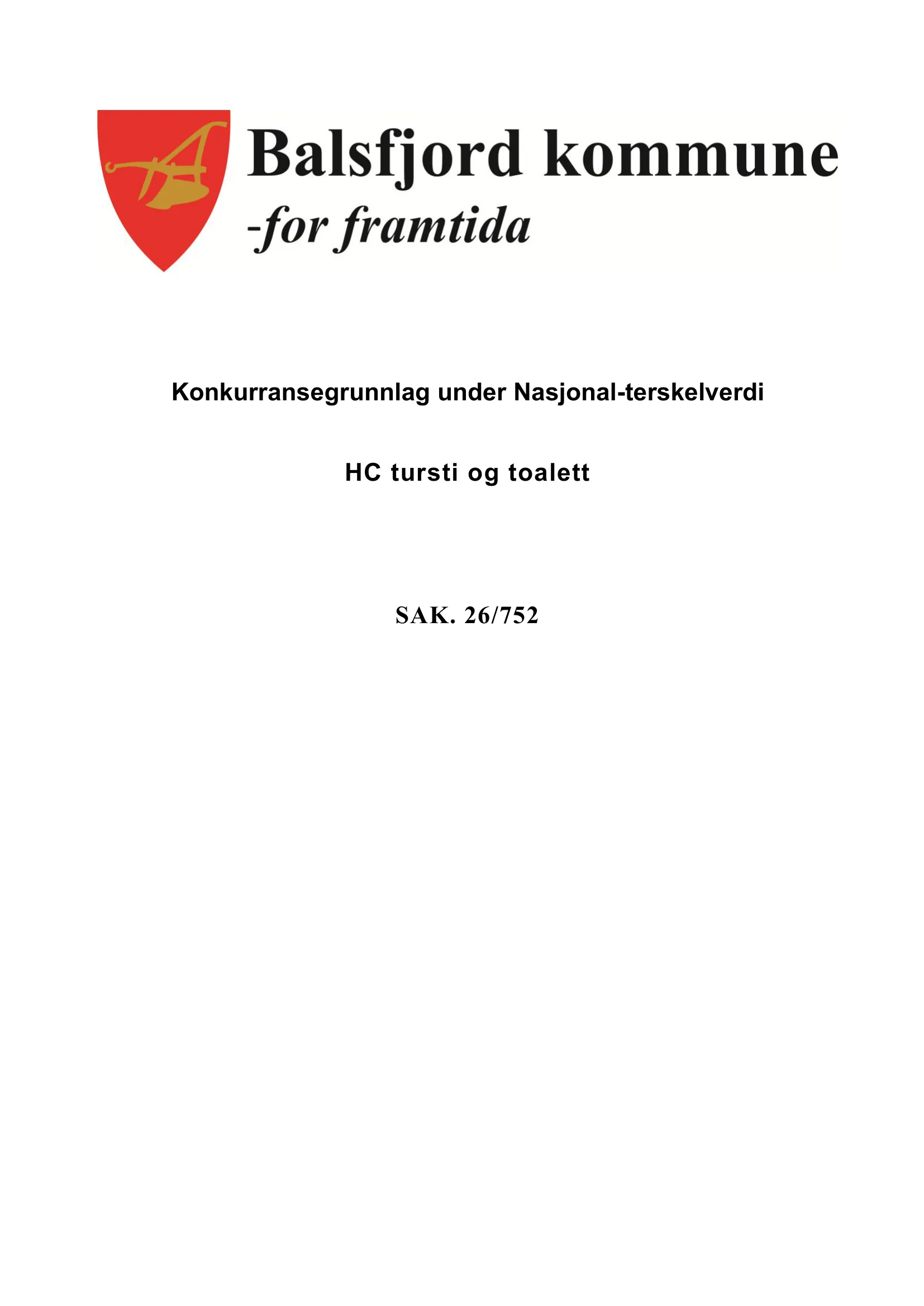 Konkurransebeskrivelse
